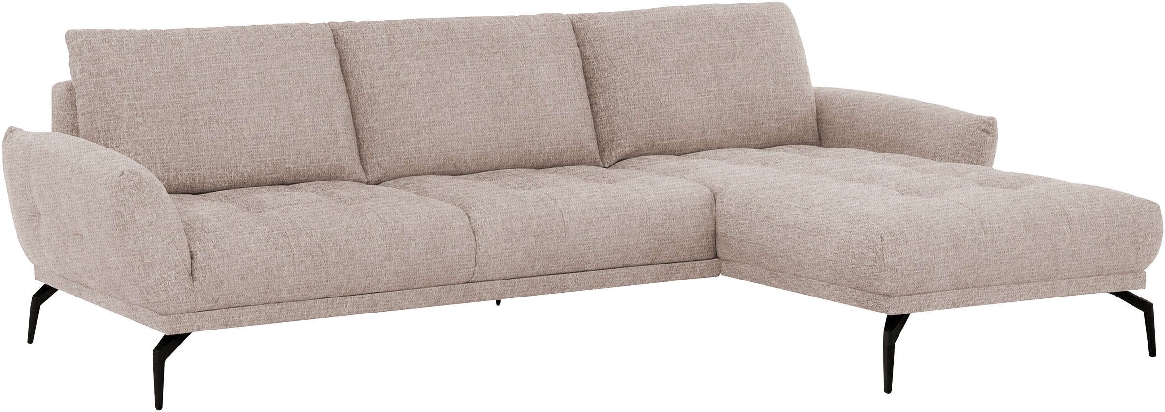 exxpo - sofa fashion Ecksofa "NICEA erstklassiger Sitzkomfort, L-Form, bode günstig online kaufen