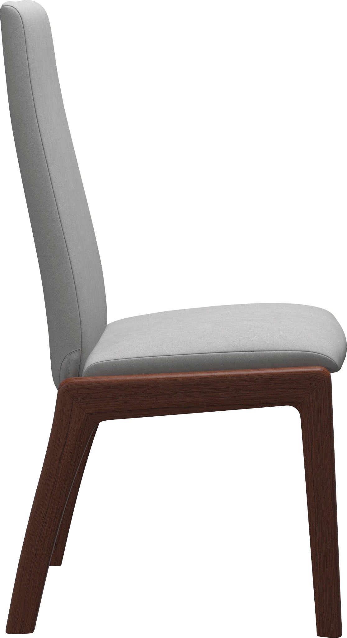 Stressless® Polsterstuhl »Laurel«, Microfaser DINAMICA, High Back, Größe M, mit abgerundeten Beinen in Walnuss