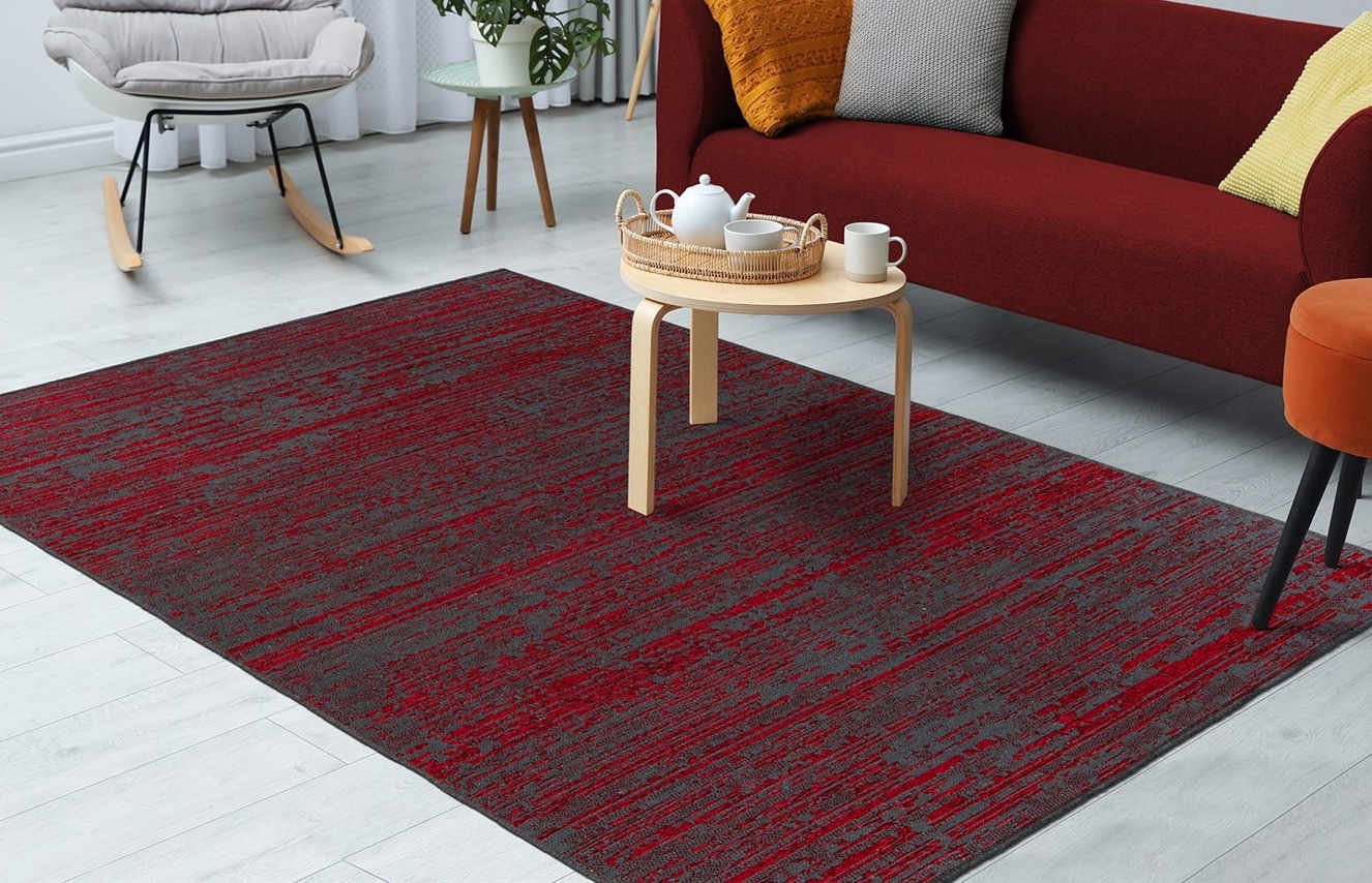 Kayoom Teppich »Kalevi 100«, rechteckig, 8 mm Höhe, Flachgewebe günstig online kaufen
