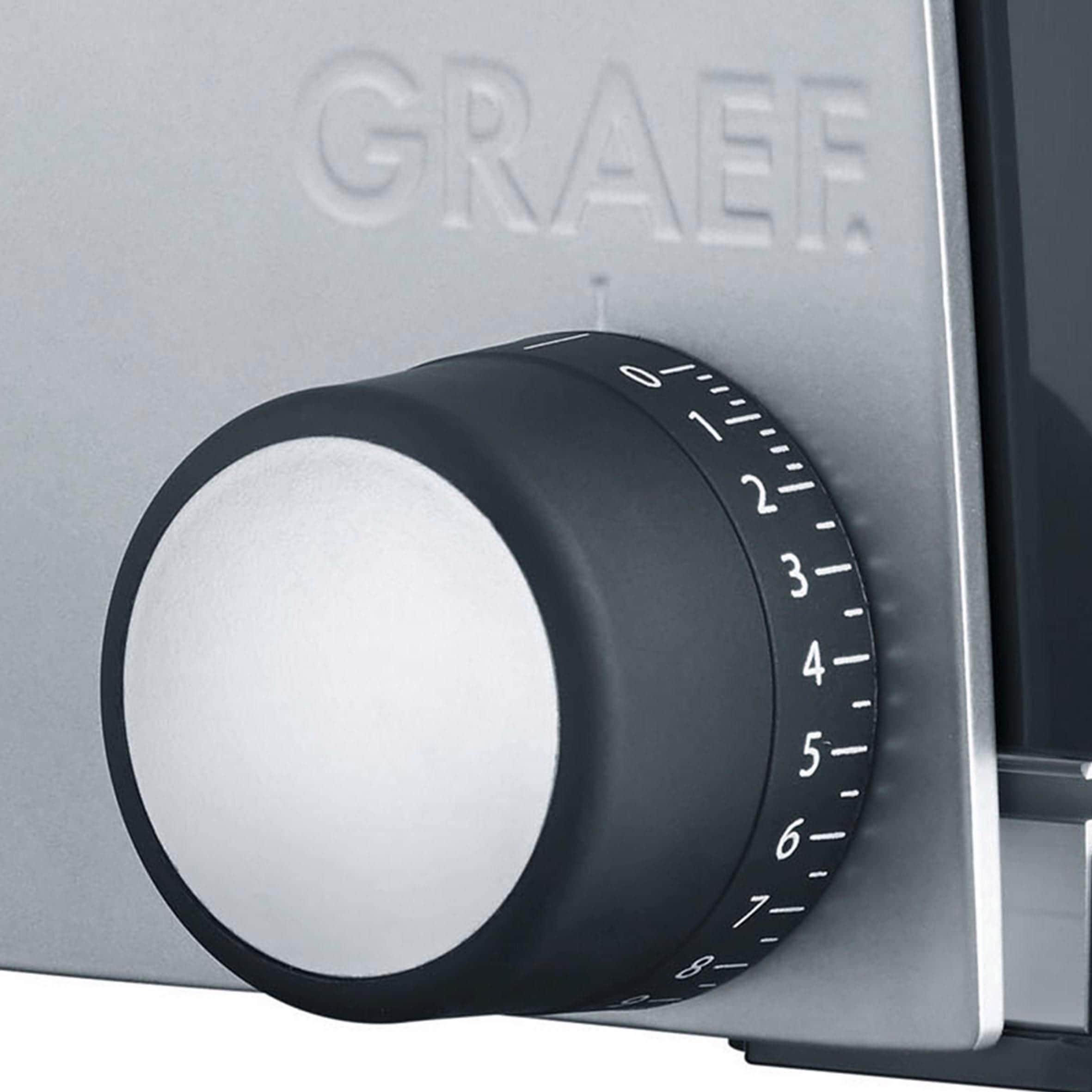 Graef Allesschneider »SLICED KITCHEN SKS S32000«, 170 W, Vollmetallgehäuse mit Glasbodenplatte