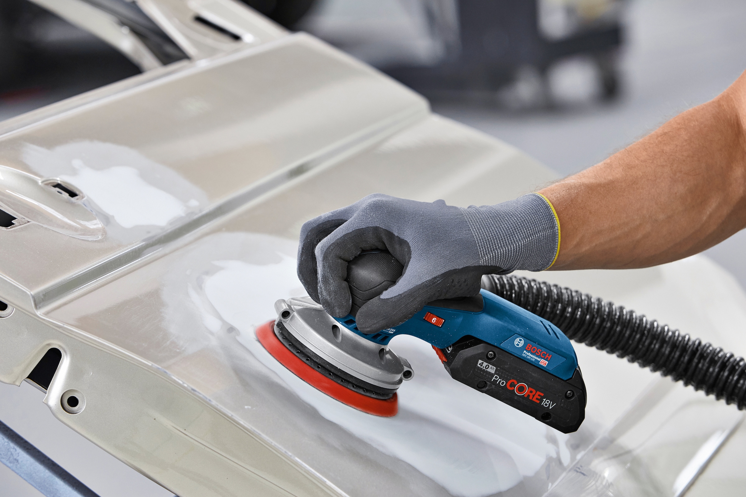 Bosch Professional Akku-Exzenterschleifer »GEX 18V-125 Professional«, ohne Akku und Ladegerät