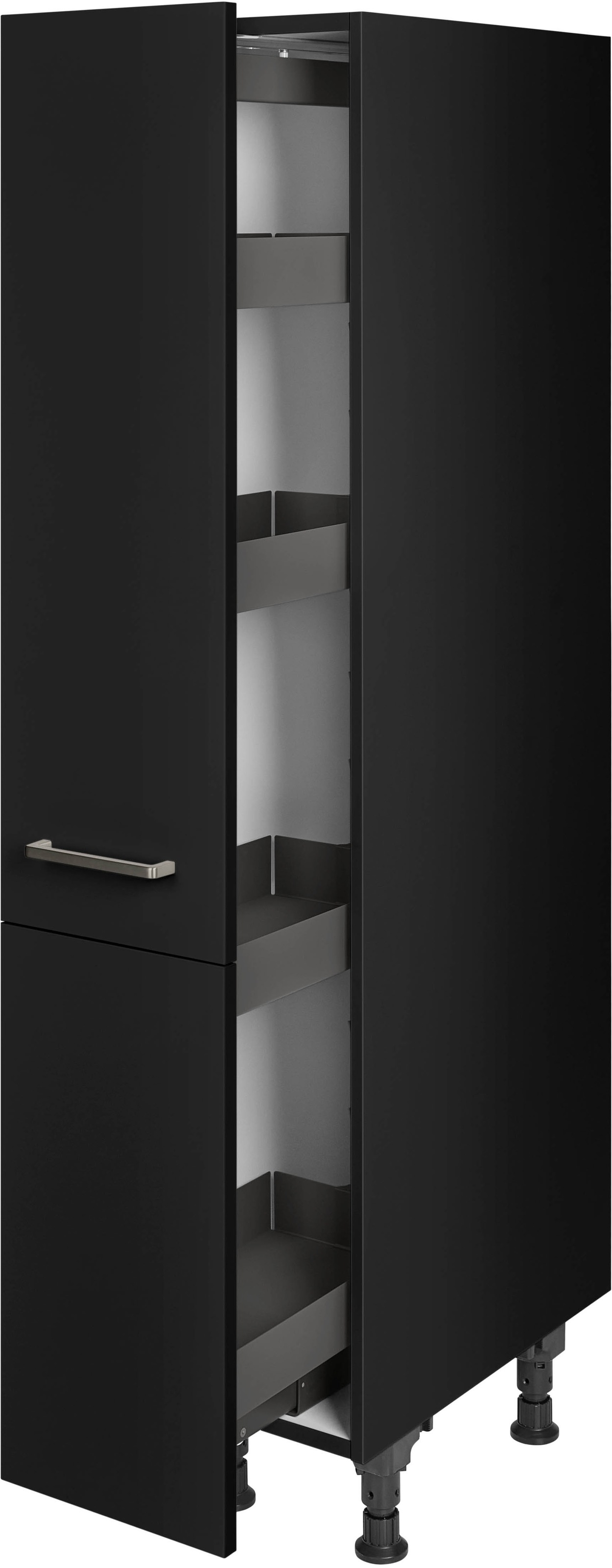 nobilia® Apothekerschrank »"Touch", mit 4 Einhängekörben, Breite 30 cm, Höhe 167,8 cm,«, vormontiert, Ein- und Auszugsdämpfung SoftStoppPro