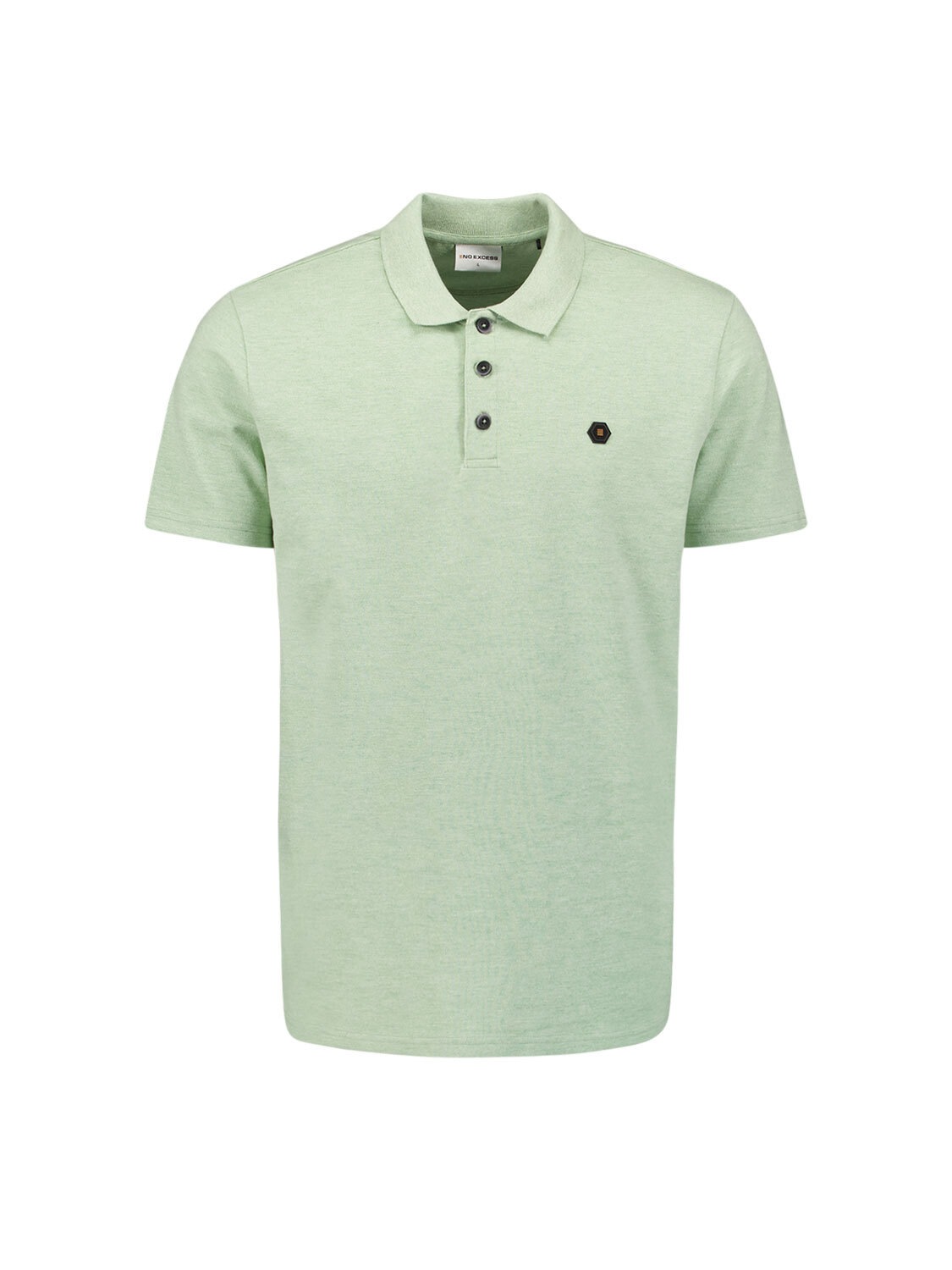 NO EXCESS Poloshirt »No Excess Poloshirt Polo Melange«