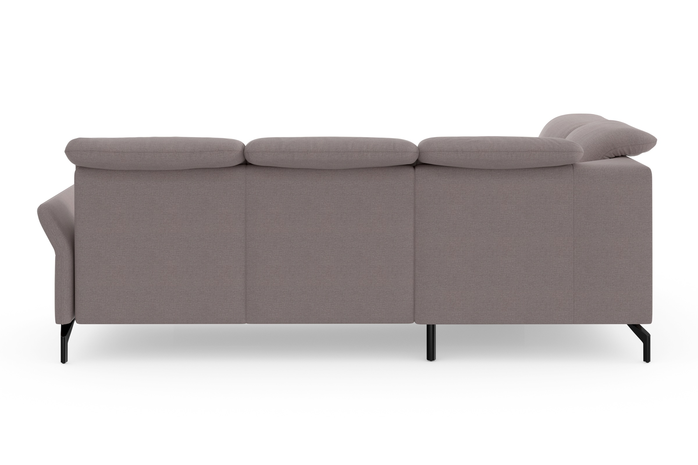 sit&more Ecksofa »Fashion L-Form«, wahlweise mit Kopfteilverstellung und Vorziehsitz, motorisch