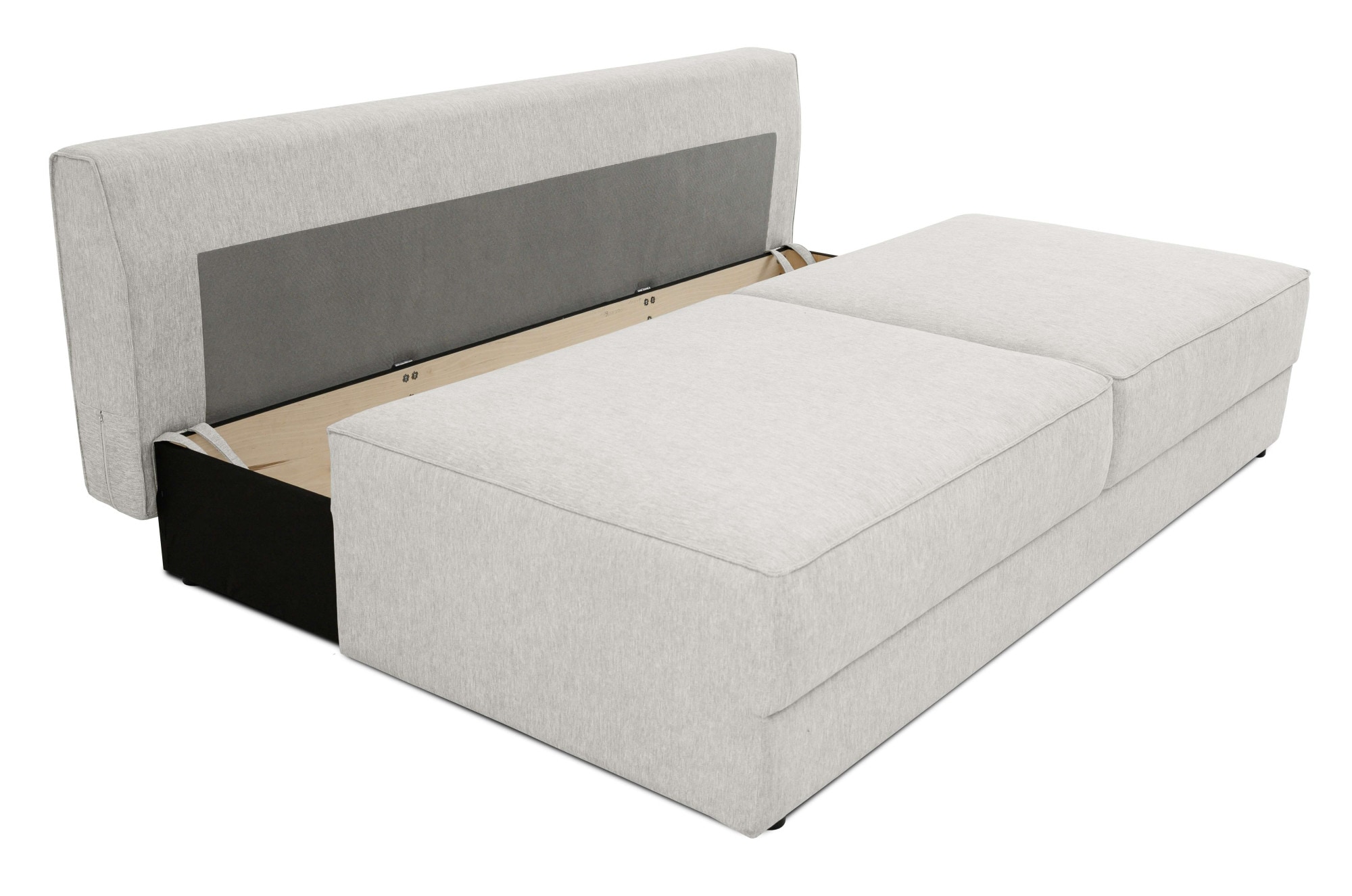 INOSIGN Schlafsofa »Simonton 3-Sitzer, Breite 202 cm«, Liegefläche 202x146 cm, inkl. Bettkasten, weicher Struktur-Stoff