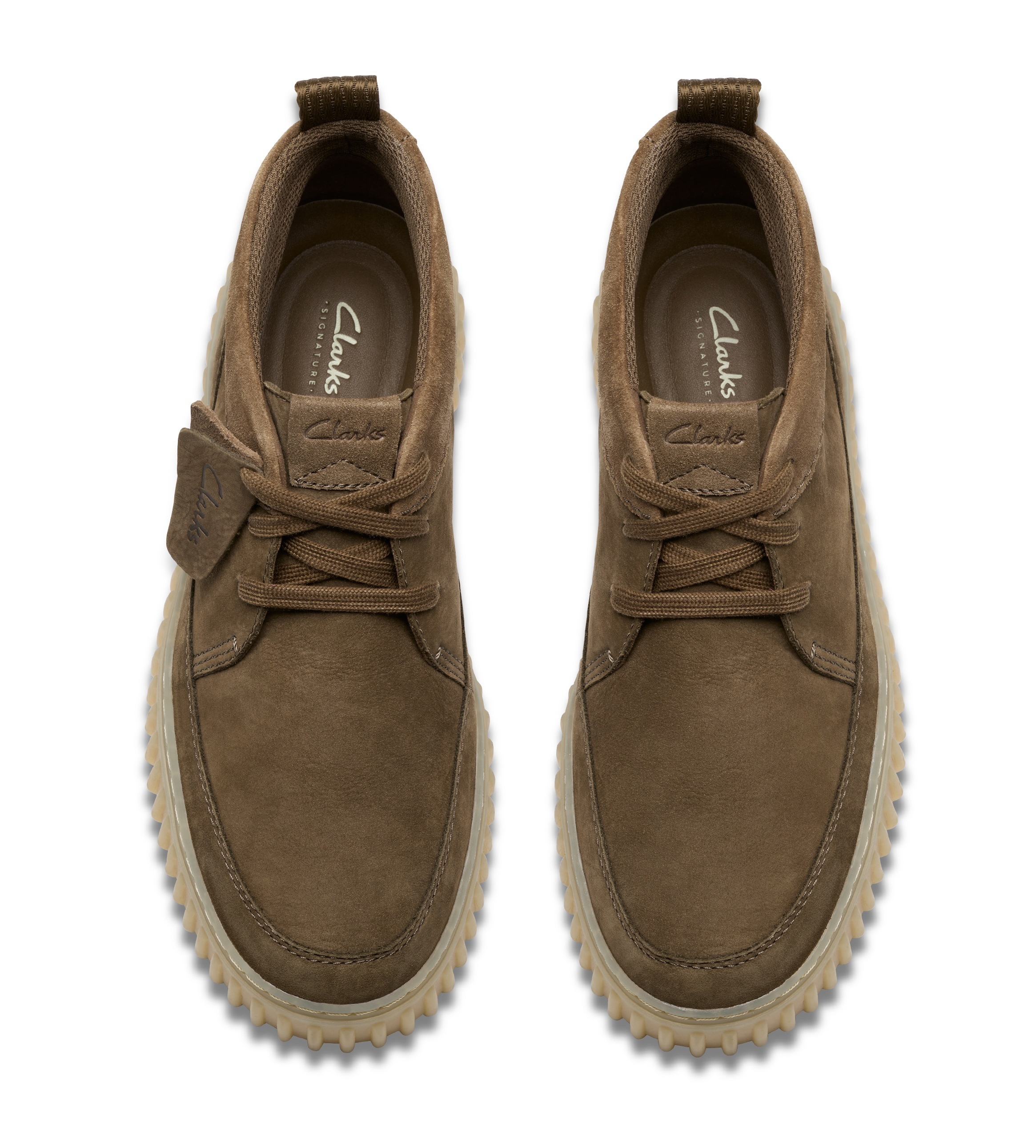 Clarks Sneaker »Torhill Lace Hi«, Desert Boots, Schnürboots mit Wechselfußbett