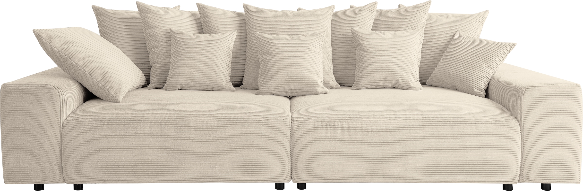 WERK2 Big-Sofa »Maxi Breite 290 cm, modern & bequem, viel Platz auf diesem Mega Sofa« Cord, XXL