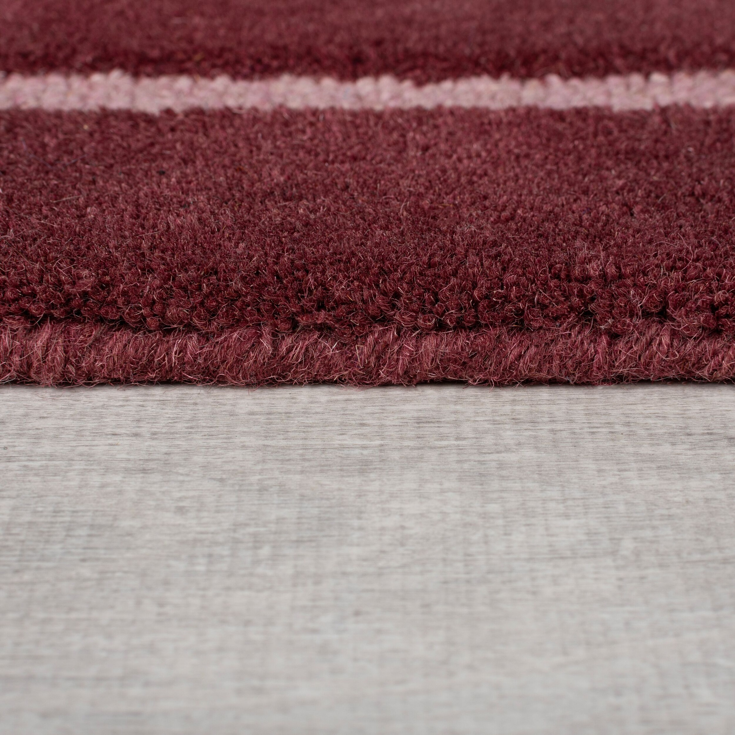 FLAIR RUGS Wollteppich »Split Ombre« rechteckig 10 mm Höhe Geteilter Wollteppich in Ombré-Form