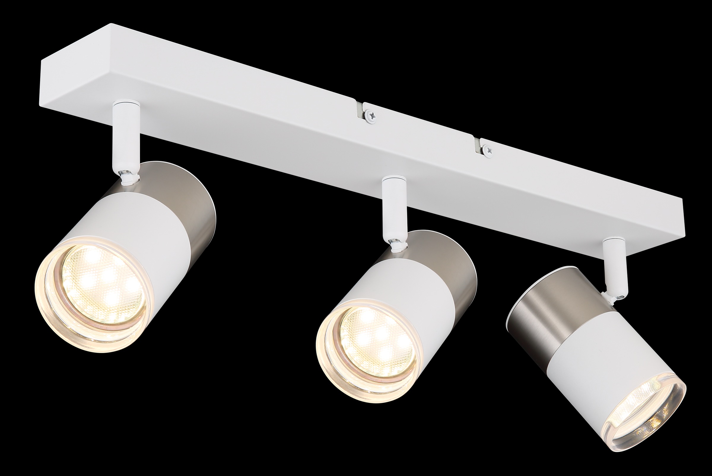 GLOBO LIGHTING Deckenstrahler »BRISBON«, Leuchtmittel GU10 | ohne Leuchtmittel, Deckenspot/weiß/LxBxH: 410x60x120mm/Flur