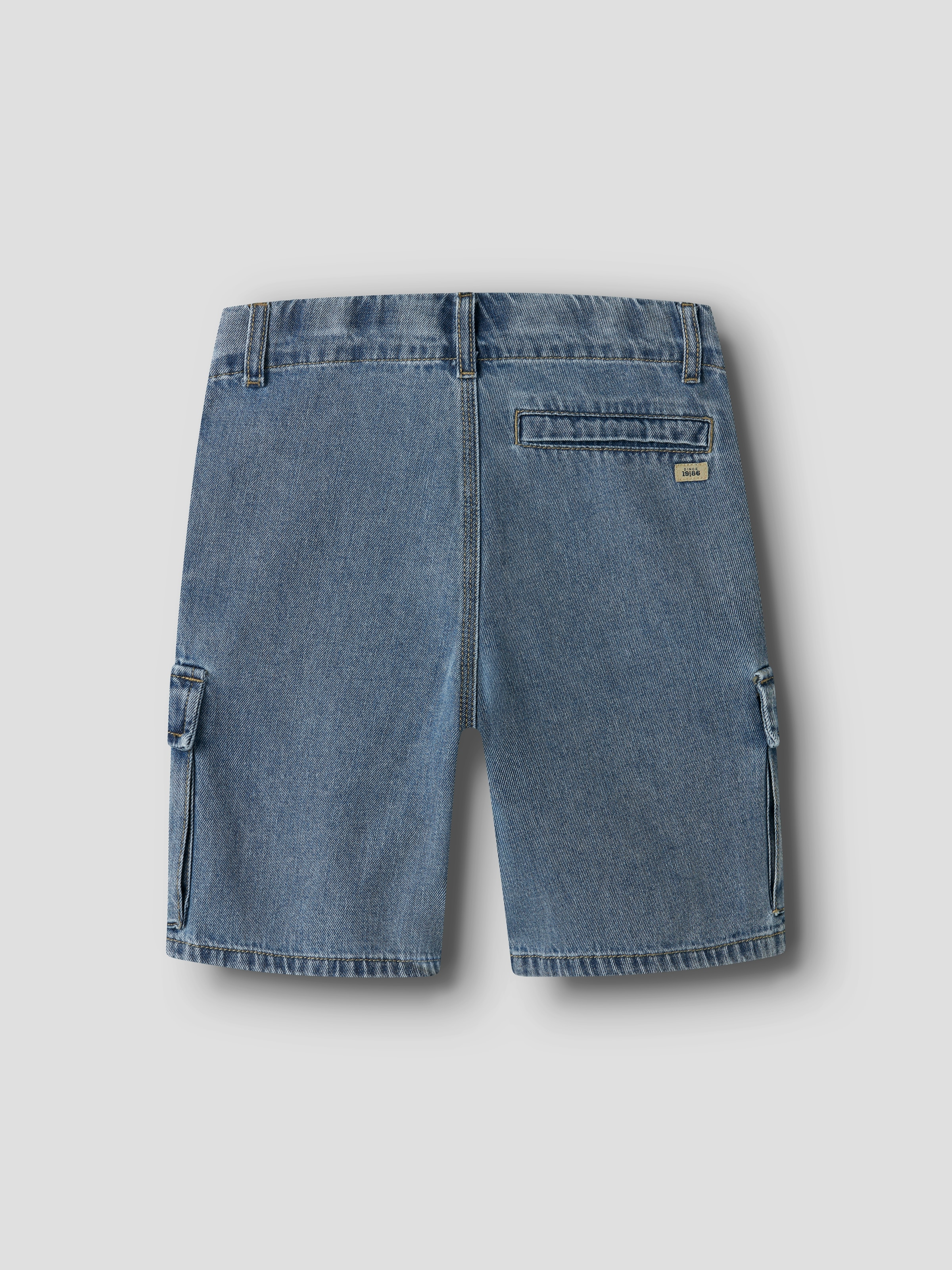 Name It Jeansshorts »NKMRYAN L DNM CARGO SHORTS 8250-OZ« Baumwolle, verstellbarer Bund, Used Look