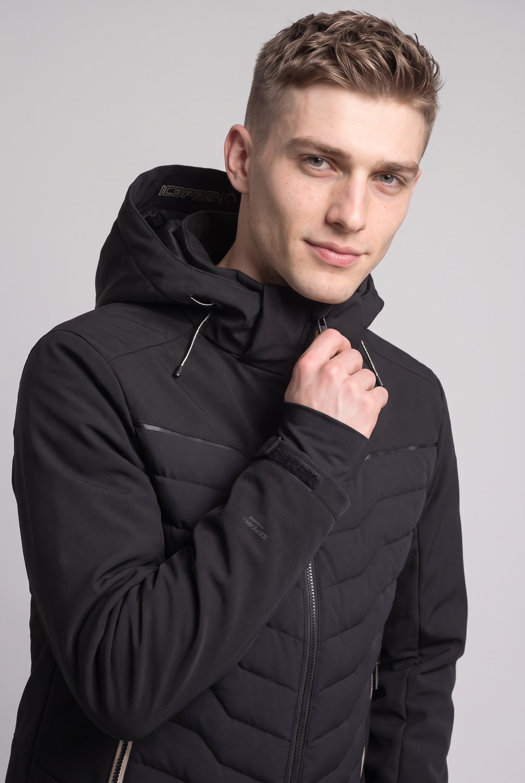 Icepeak Softshelljacke »ICEPEAK FREMONT« mit Kapuze Regulierbare, abnehmbare Kapuze, wasserdicht, atmungsaktiv