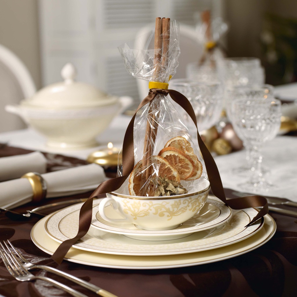 Villeroy & Boch Tasse »Suppen-Obertassen Ivoire 200 ml 6er Set weiß-gold« günstig online kaufen