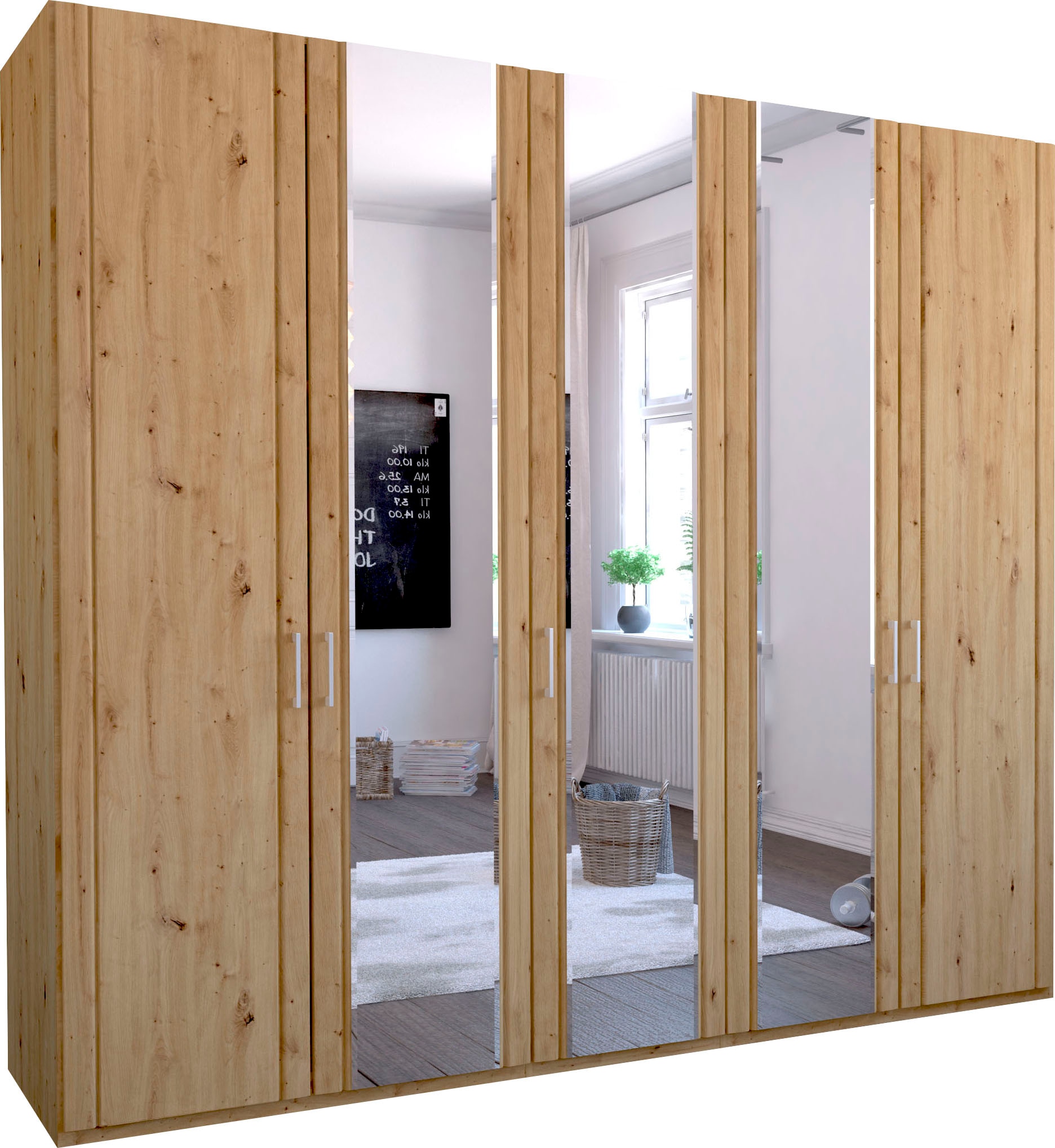 WIEMANN Drehtürenschrank »Mainau«, auf und mit Rechnung Spiegeltüren bestellen Holz