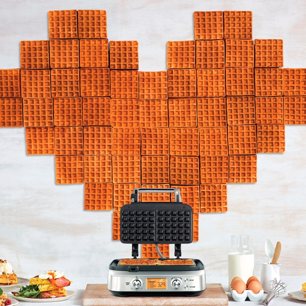 Sage Waffeleisen »SWM620BSS the Smart Waffle Pro«, 1000 W