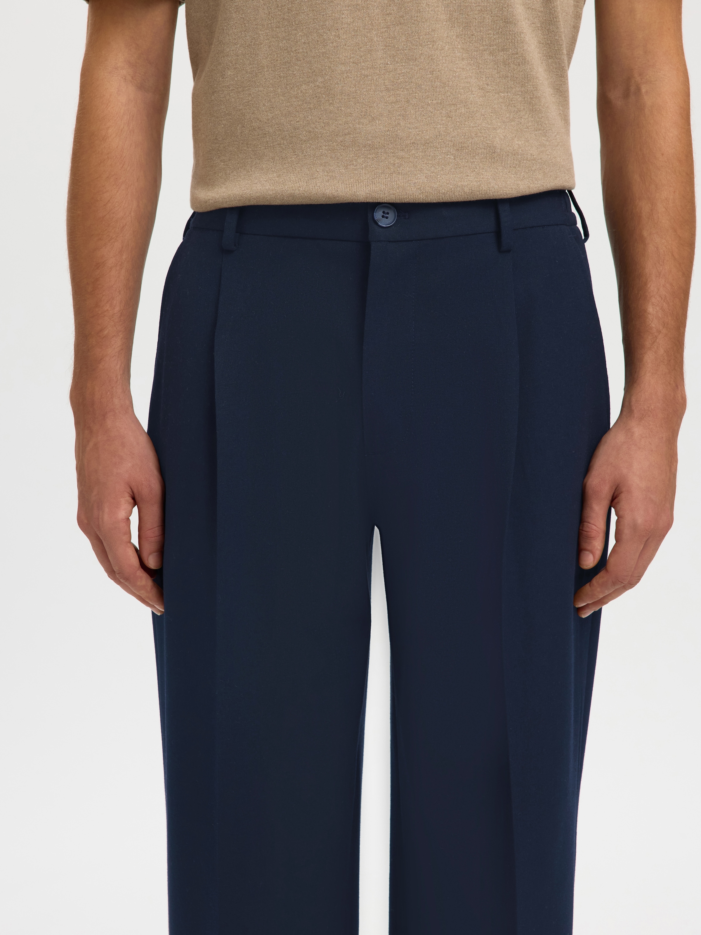 SELECTED Chinohose »SLH220-LOOSE FINN FLEX PANTS NOOS«