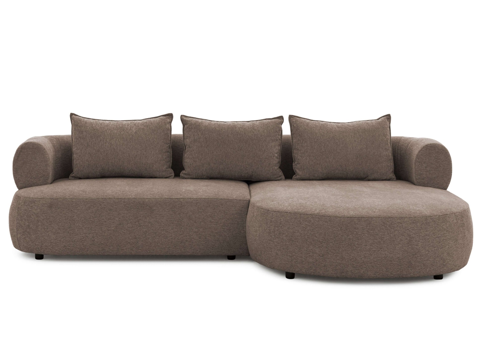 Home affaire Ecksofa »LUSSAC L-Form Design-Sofa mit Zierkissen, Maße B/T/H: günstig online kaufen