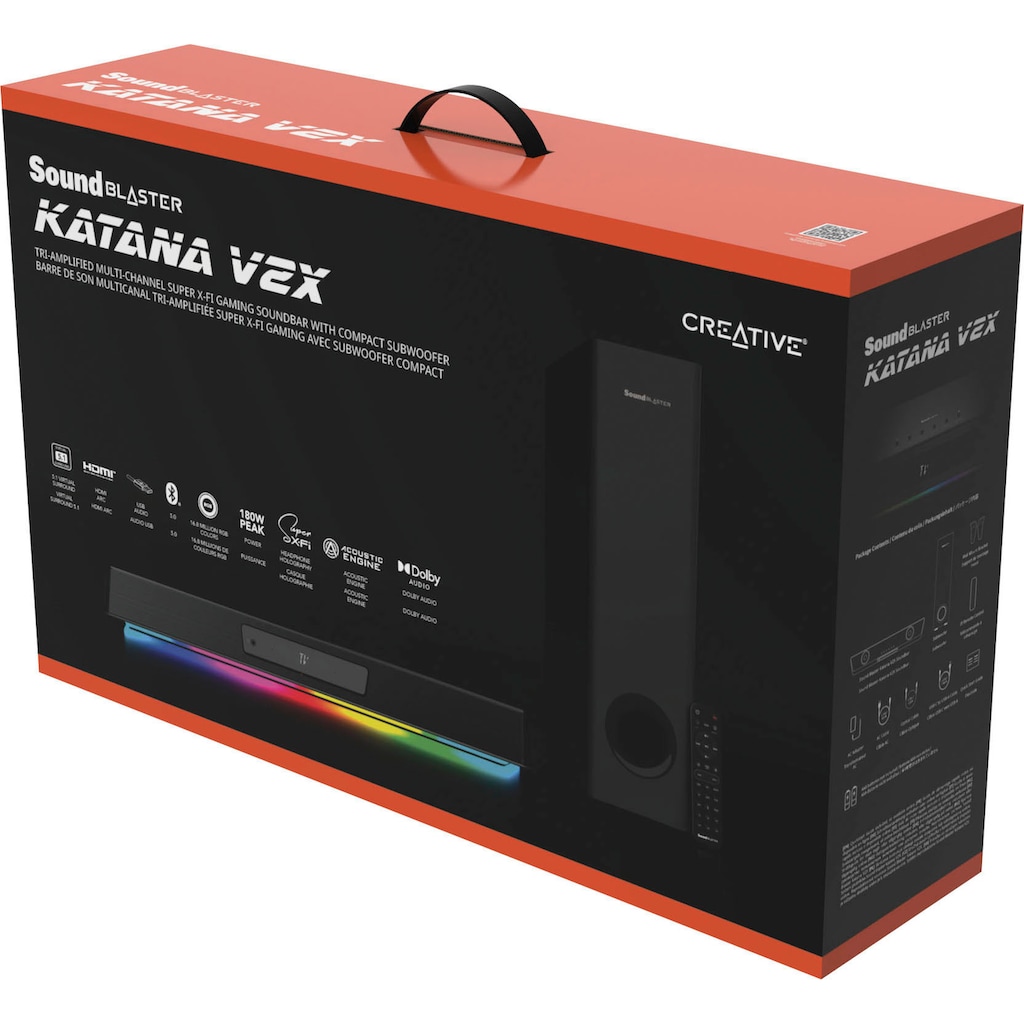 Creative Soundbar »Sound Blaster Katana V2X«, Bluetooth