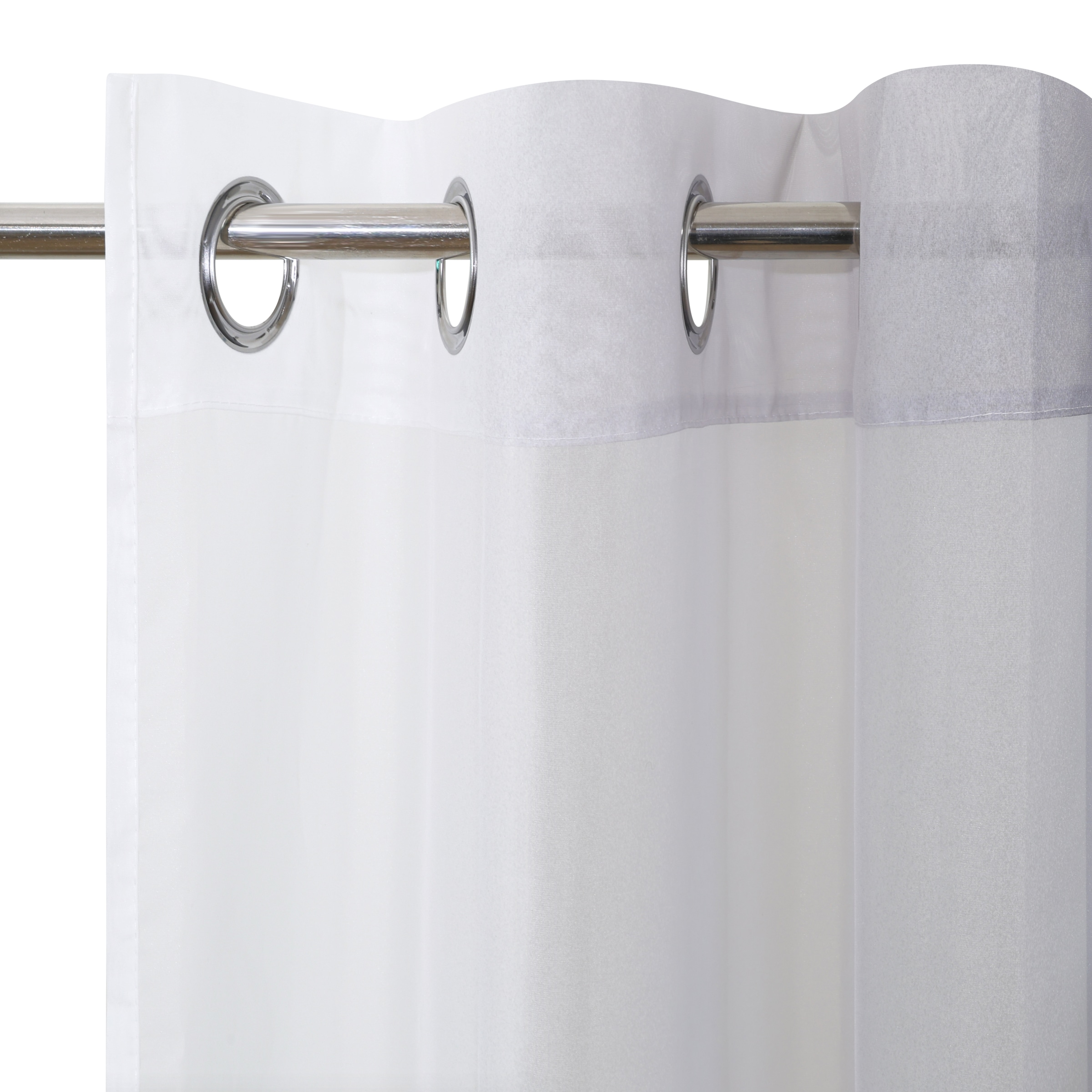 OTTO home Gardine »Nivva« Ösen 2 Stk. tlg. Transparent, Ösen- Aufhängung, Pflegeleicht, 2er Set