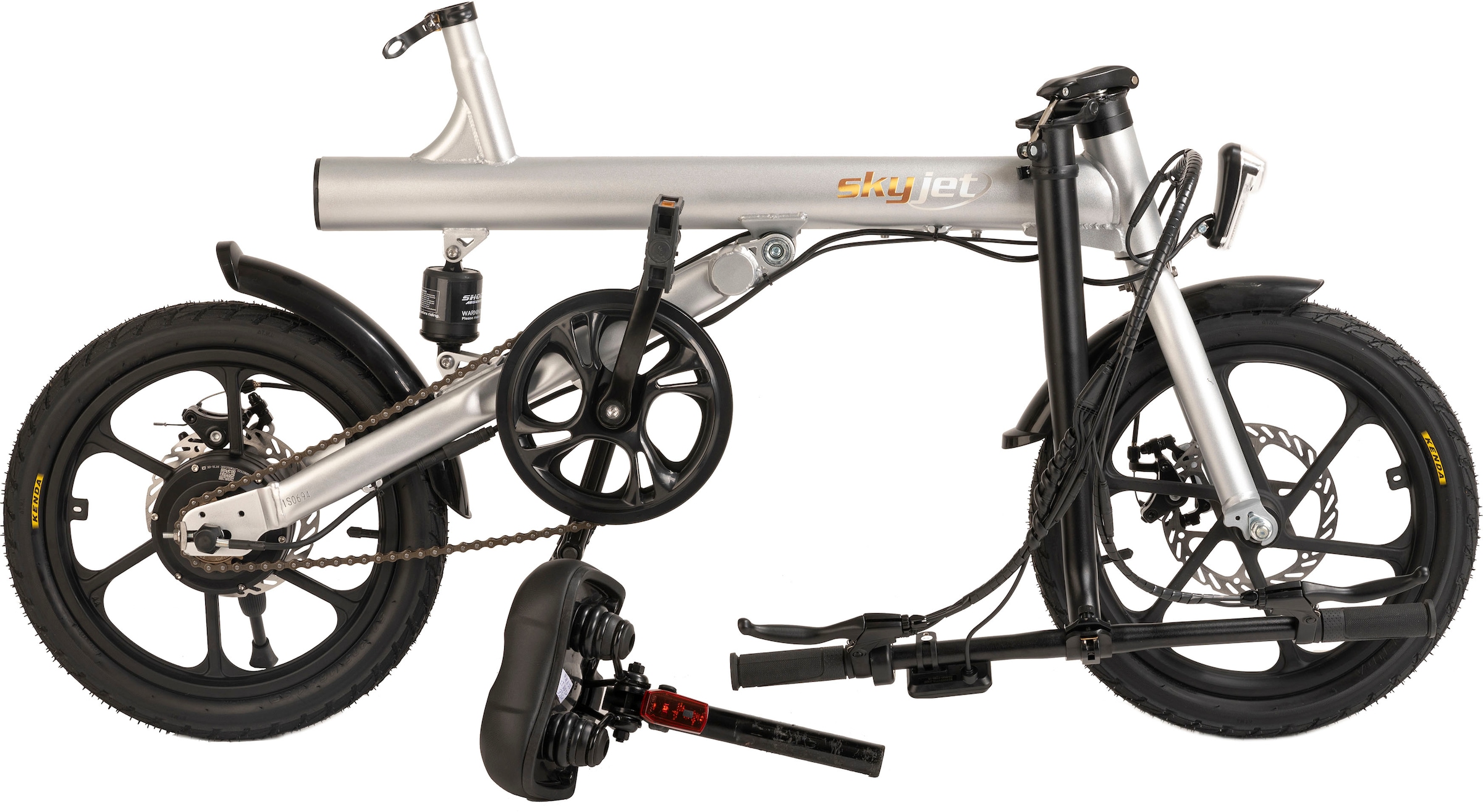 skyjet E-Bike »1S«, 1 Gang, Heckmotor 250 W