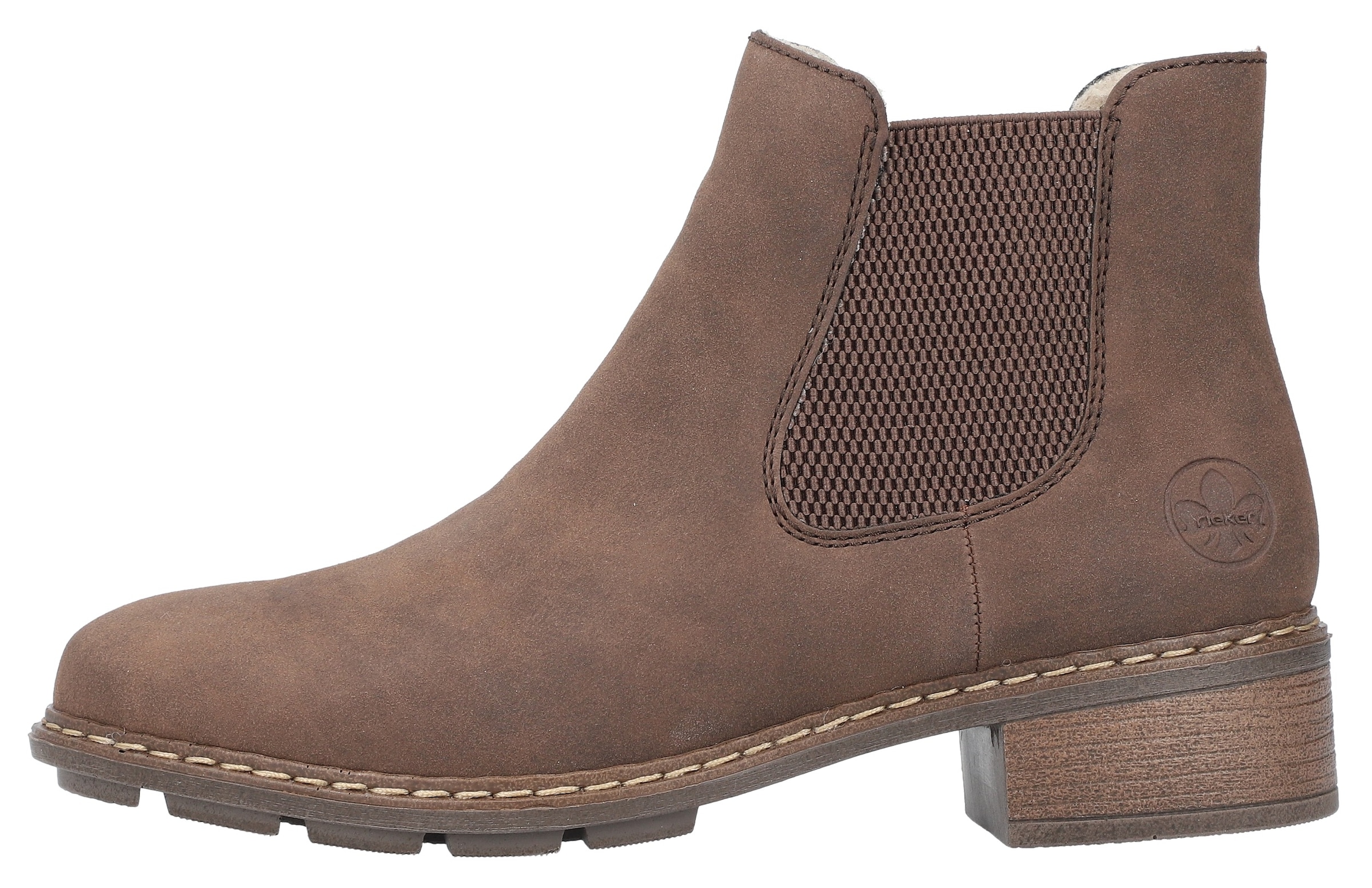 Rieker Winterstiefelette, Chelseaboots, Winterboots mit praktischem Innenreißverschluss