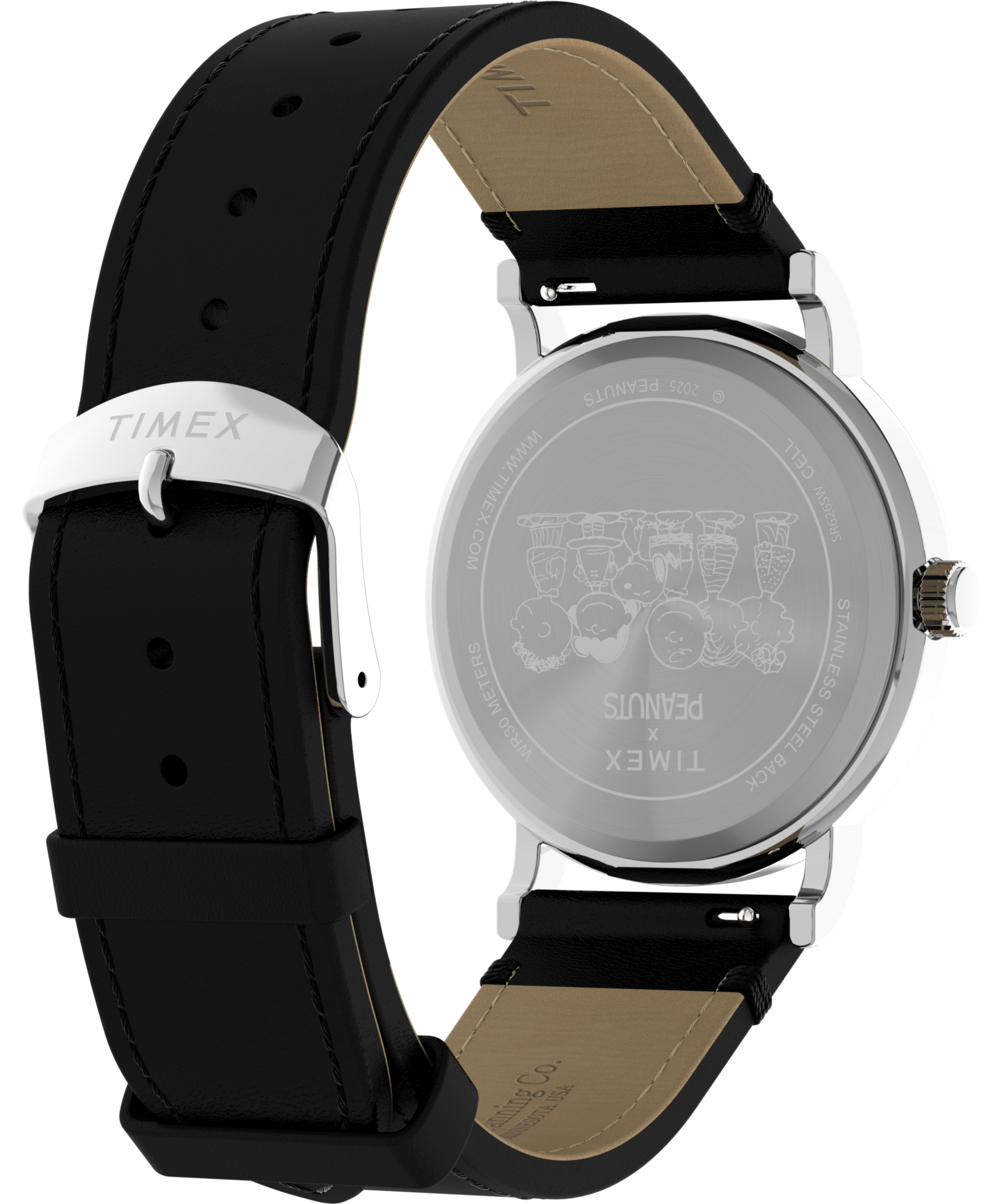 Timex Quarzuhr »TIMEX x PEANUTS TIMEX WEEKENDER« Armbanduhr, Damenuhr, Lederarmband, analog