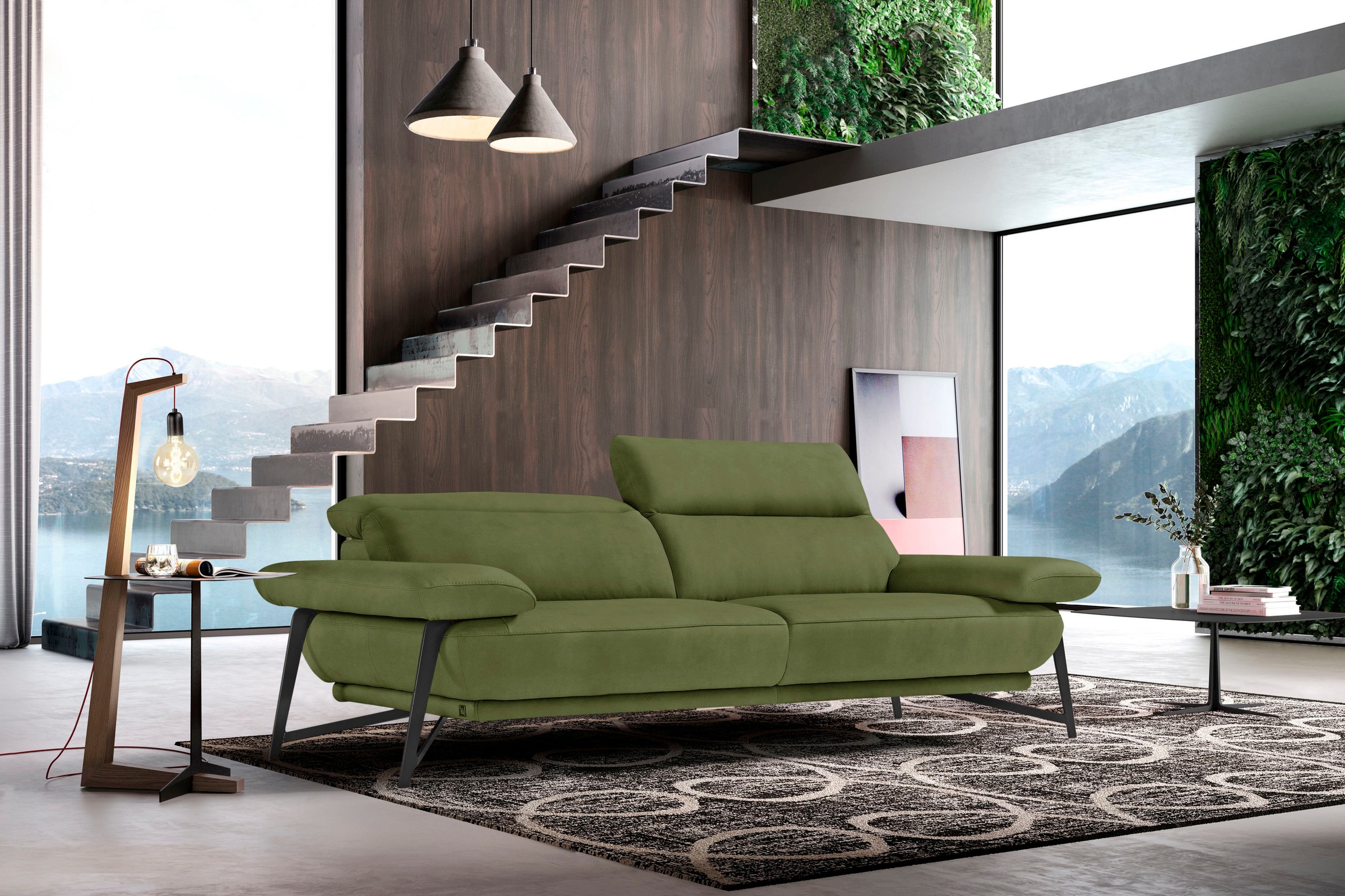 Egoitaliano 2,5-Sitzer "Anais, Designsofa mit hohem Sitzkomfort, Designfuß, günstig online kaufen