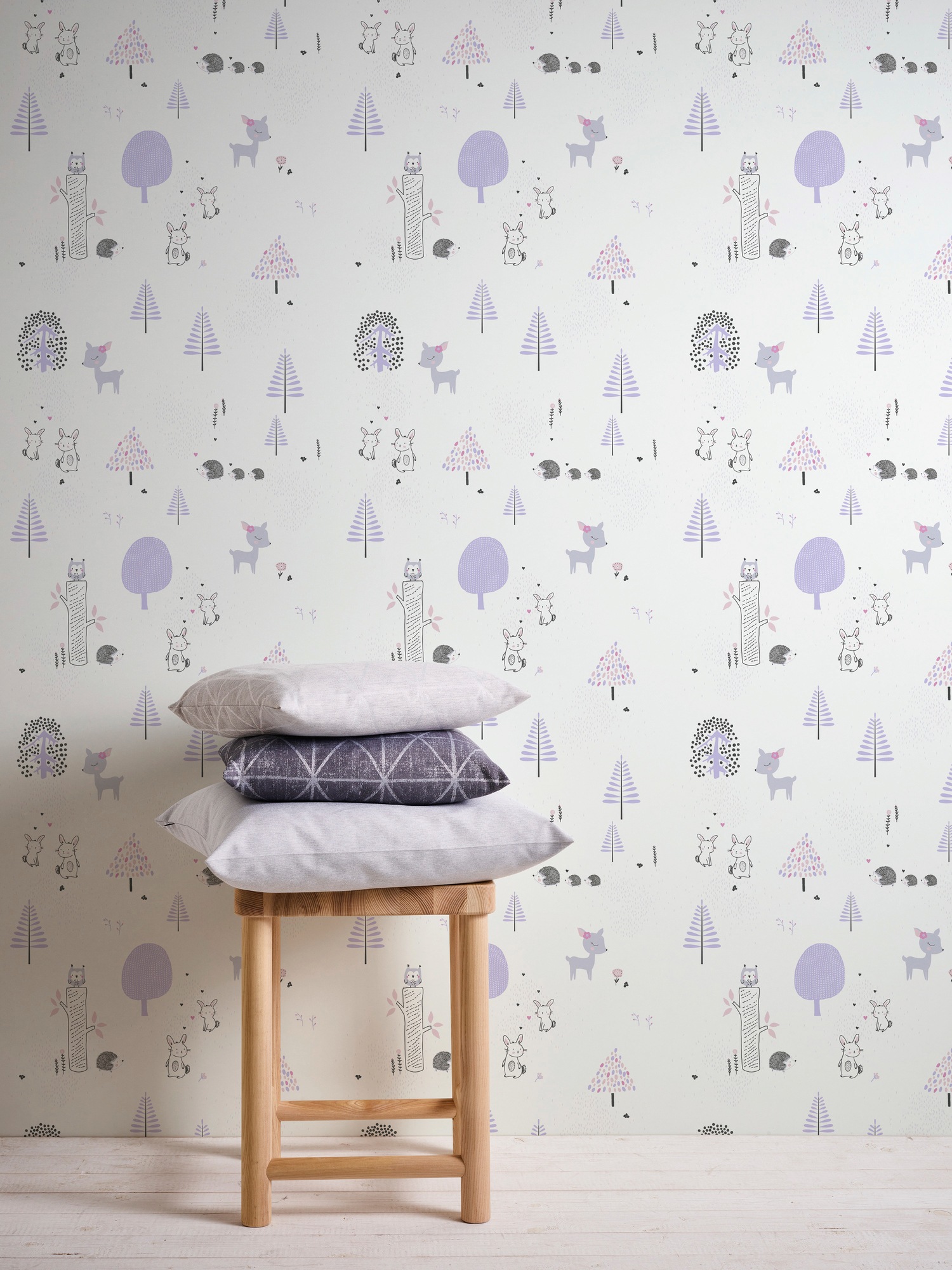 A.S. Création Vliestapete »Little Love«, Motiv-abstrakt-naturalistisch, Kindertapete Tapete Tier Tapeten Kinderzimmer modern Design Wandtapete