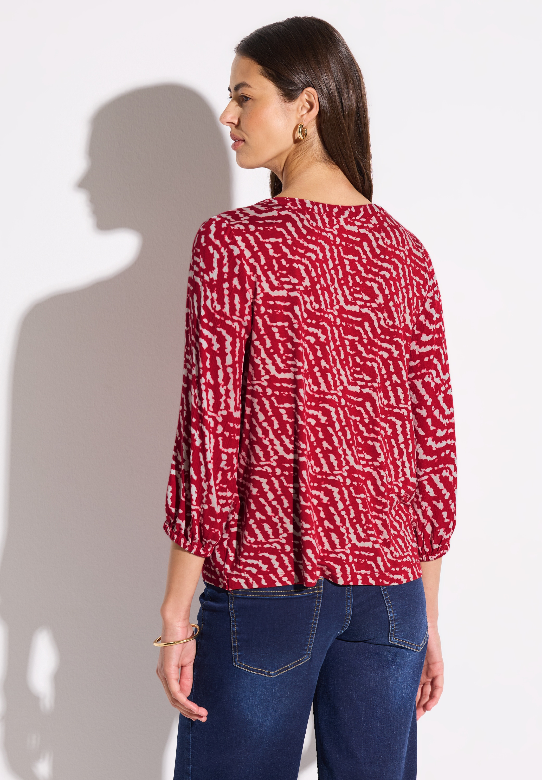 STREET ONE Blusenshirt, mit All-Over Print