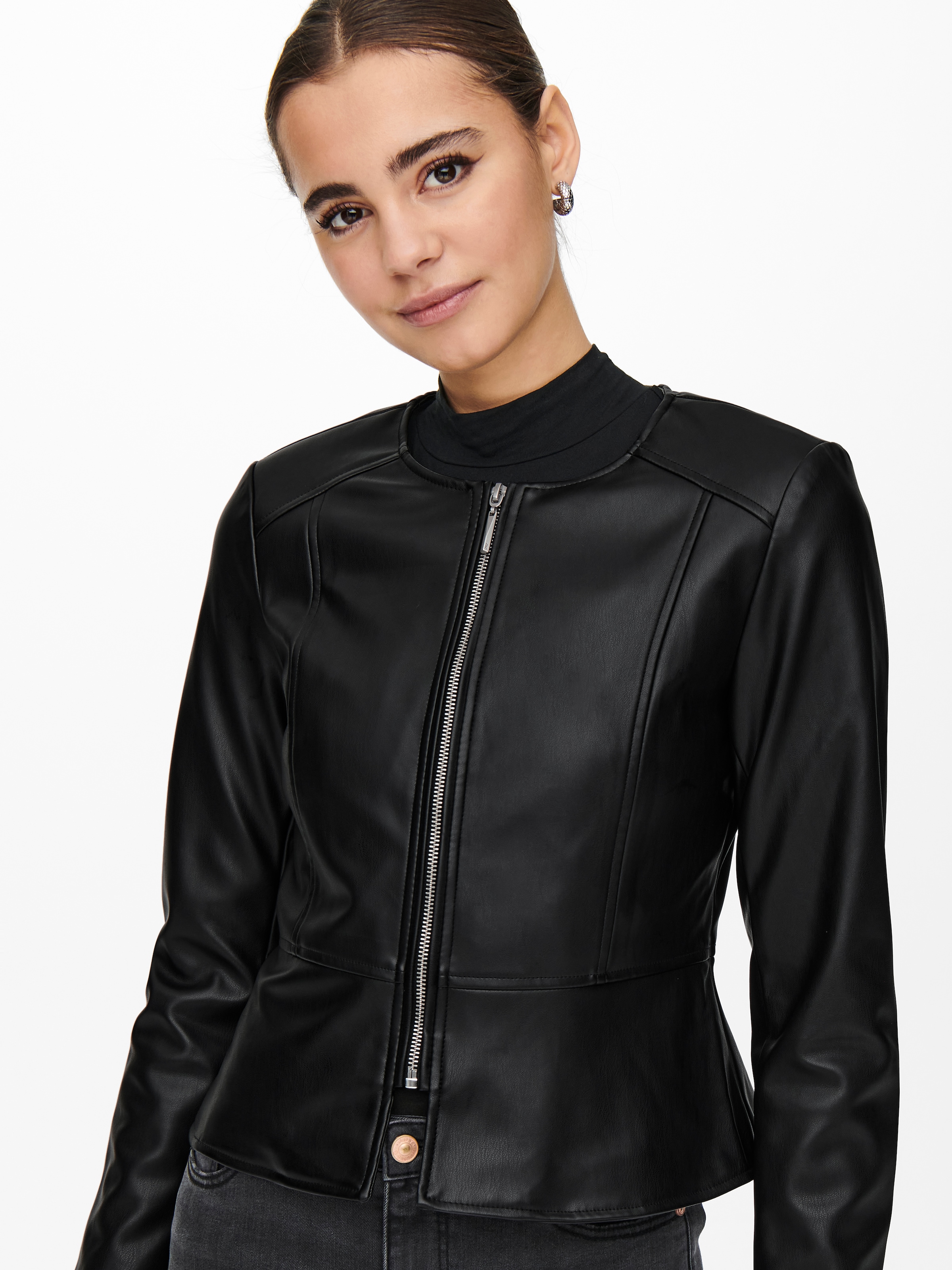 ONLY Lederimitatjacke »ONLSARAMY FAUX LEATHER JACKET CC OTW«