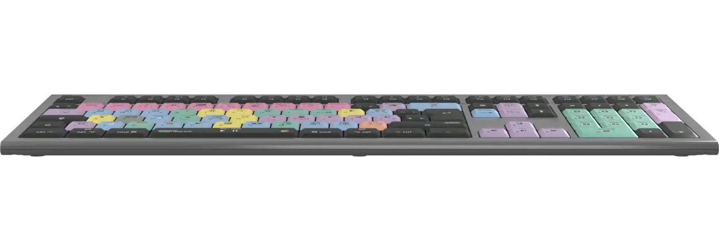 Logickeyboard Tastatur »Apple Final Cut Pro X Astra 2 DE (Mac)«, (Ziffernblock-USB-Anschluss)