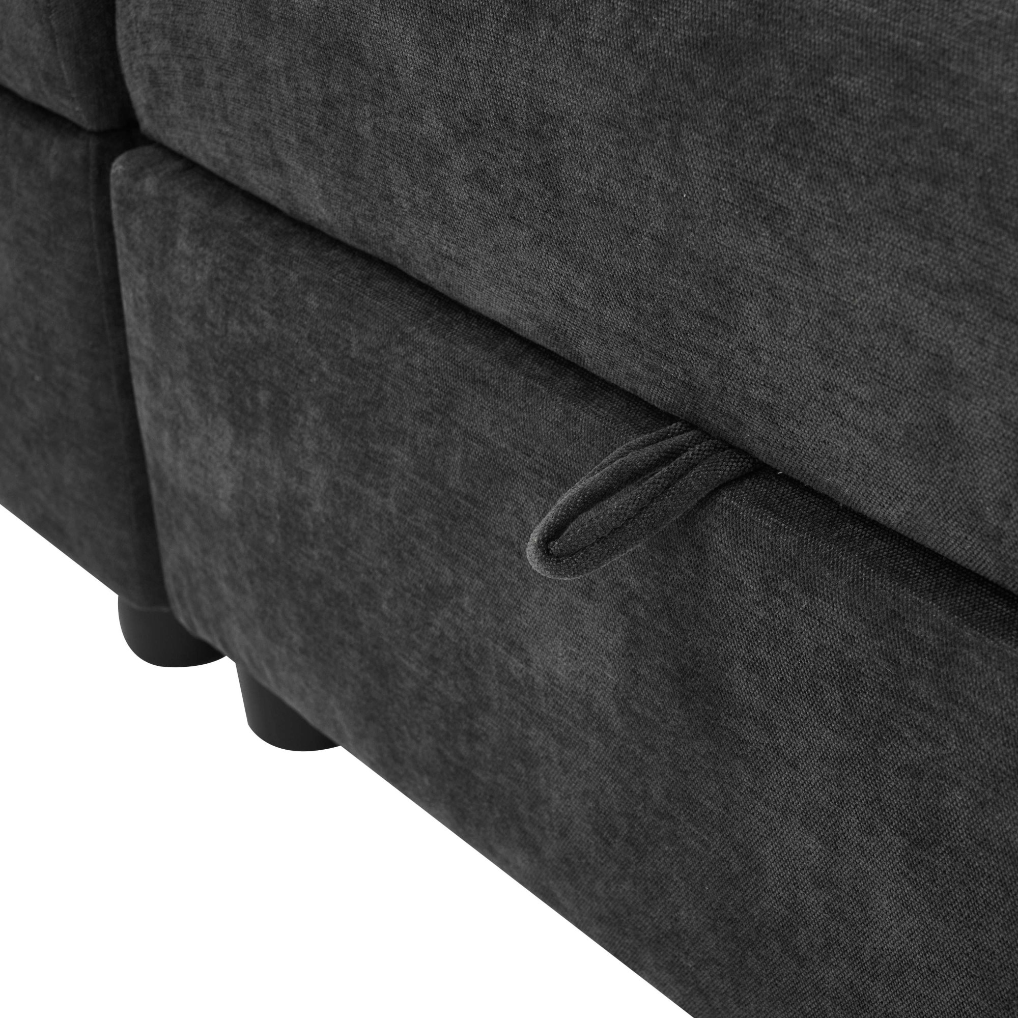 Dorel Home 2-Sitzer »STILHUS Modularsofa mit Stauraum, Breite 155 cm, Chenille-Bezug« als Modul oder separat verwendbar - individuell kombinierbar
