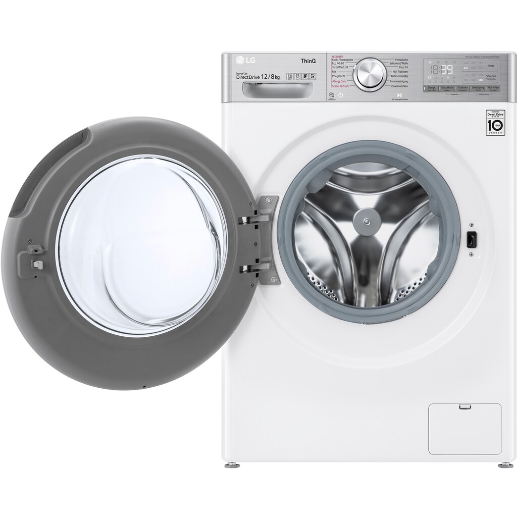 LG Waschtrockner »V9WD128H2«, TurboWash® - Waschen in nur 39 Minuten