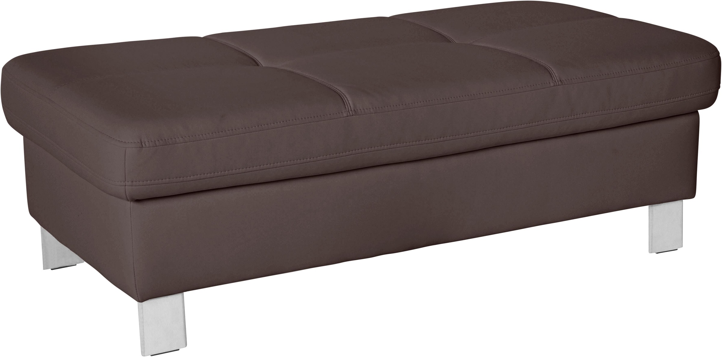 exxpo - sofa fashion Hocker »Fiji Bankhocker mit Staufach unter der Sitzfläche«, elegant modern mit toller Detailverarbeitung