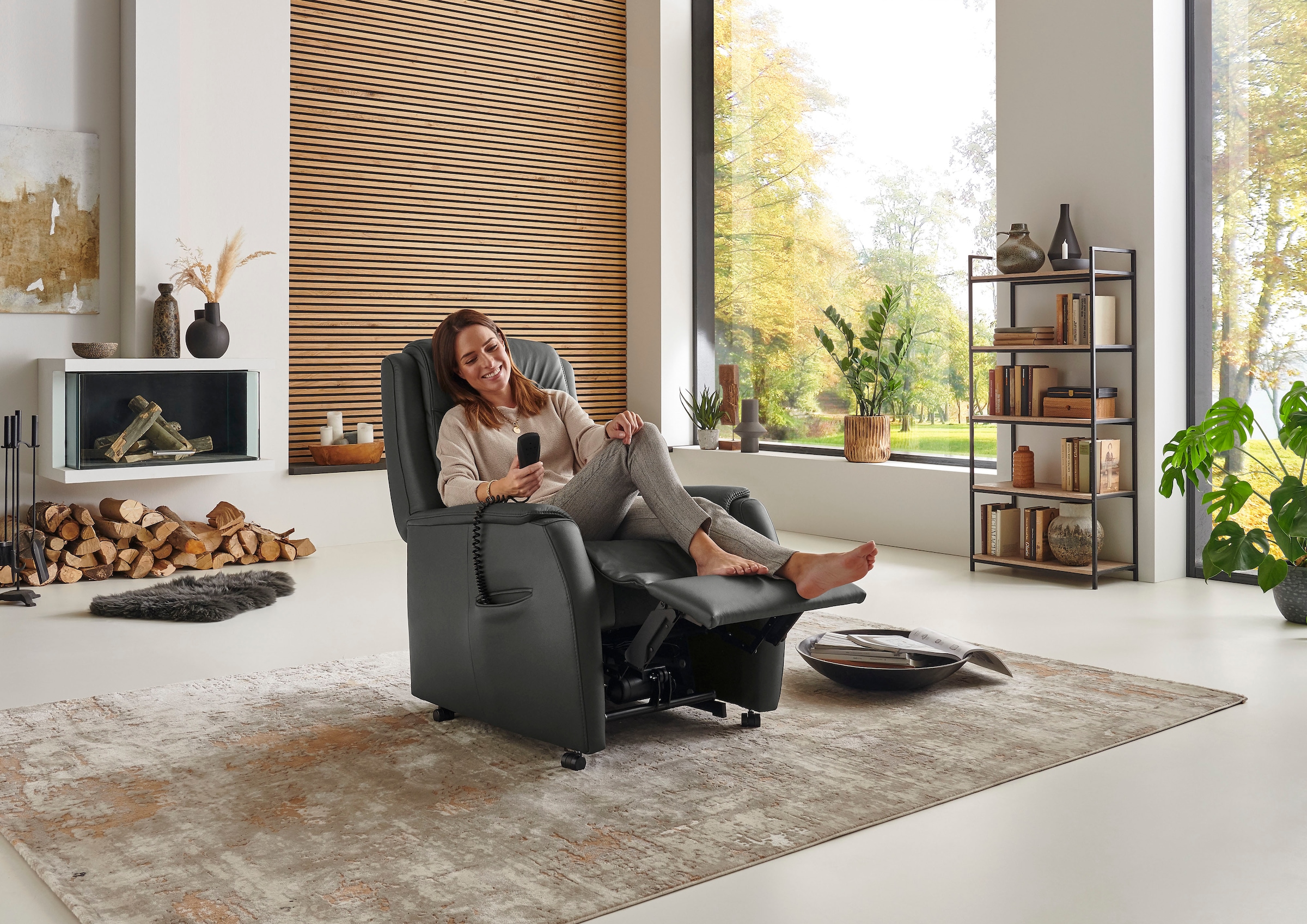 HUKLA Sessel »HU-RV15038« Wahlweise 1- oder 2-motorische Verstellung, inkl. günstig online kaufen