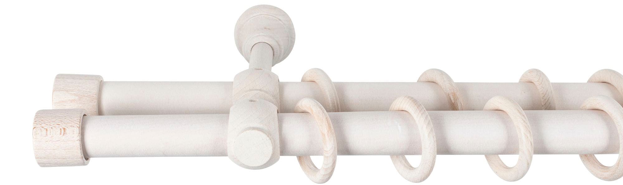 SN DECO GROUP Gardinenstange »Cafiro«, 2 läufig-läufig, Fixmaß