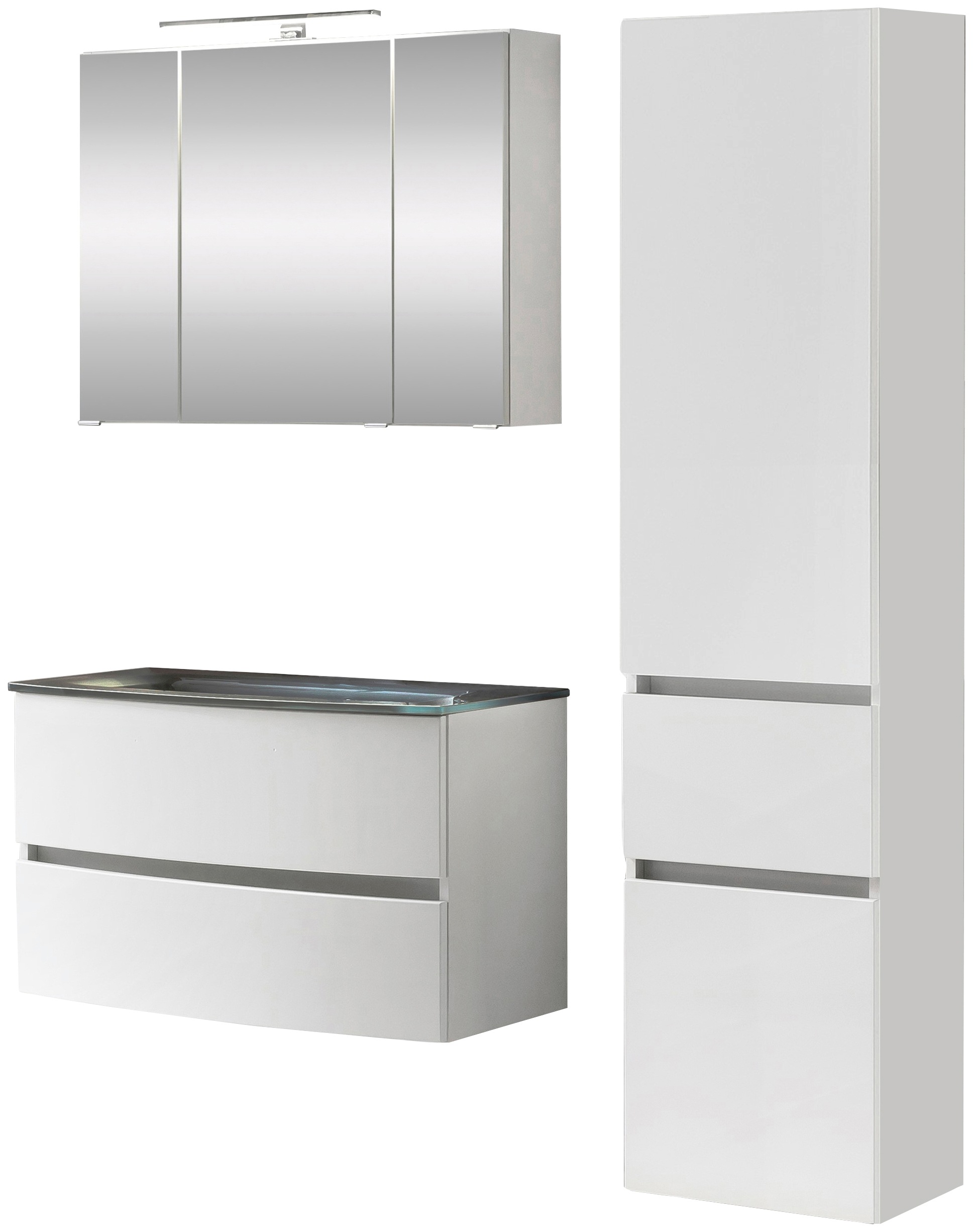 welltime Badezimmer-Set »Kaunas« Set, 3 Stk. tlg. günstig online kaufen