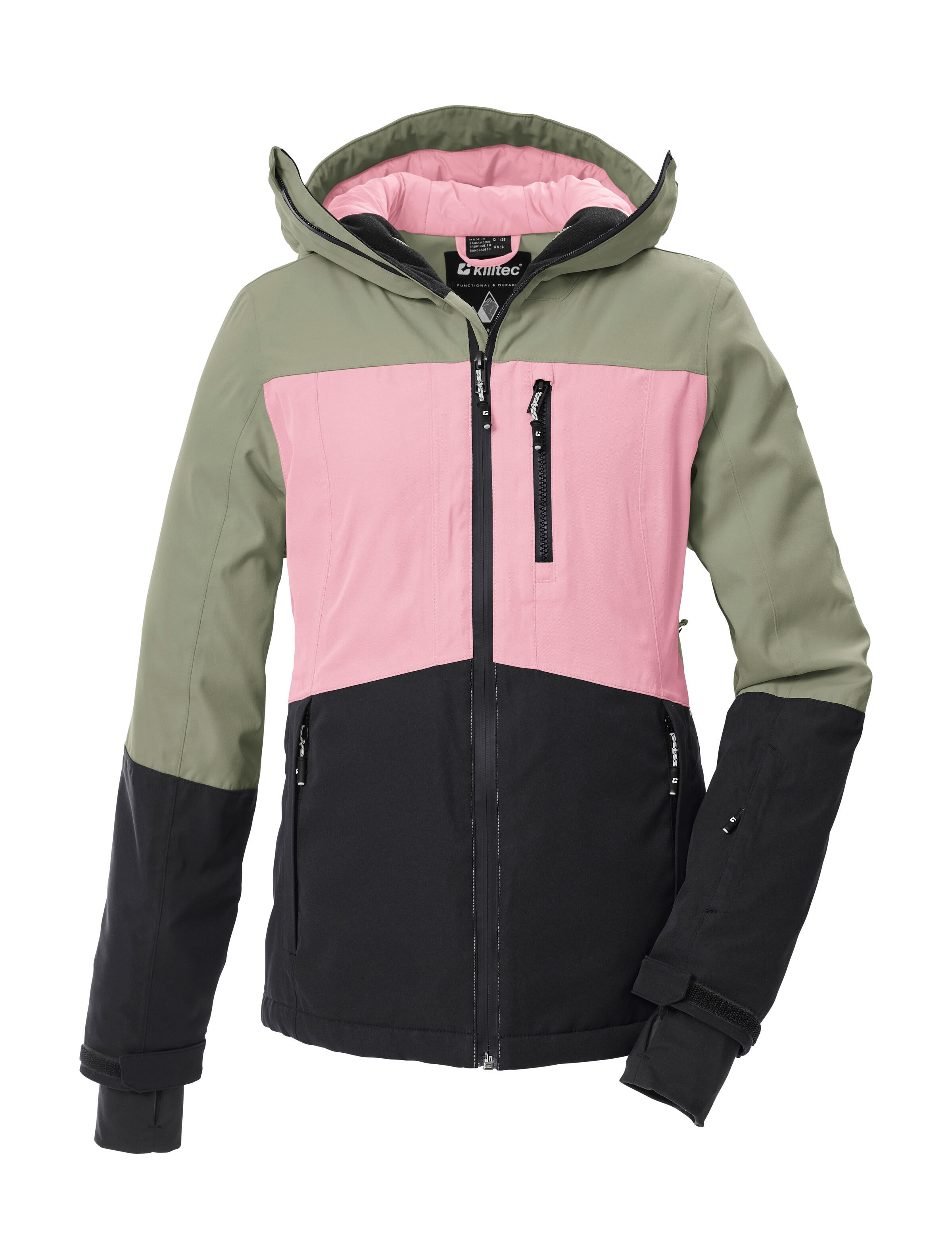 Killtec Skijacke »KSW 277 WMN SKI JCKT« Wasserdichte Damenjacke mit Schneefang, verstellbar und atmungsaktiv