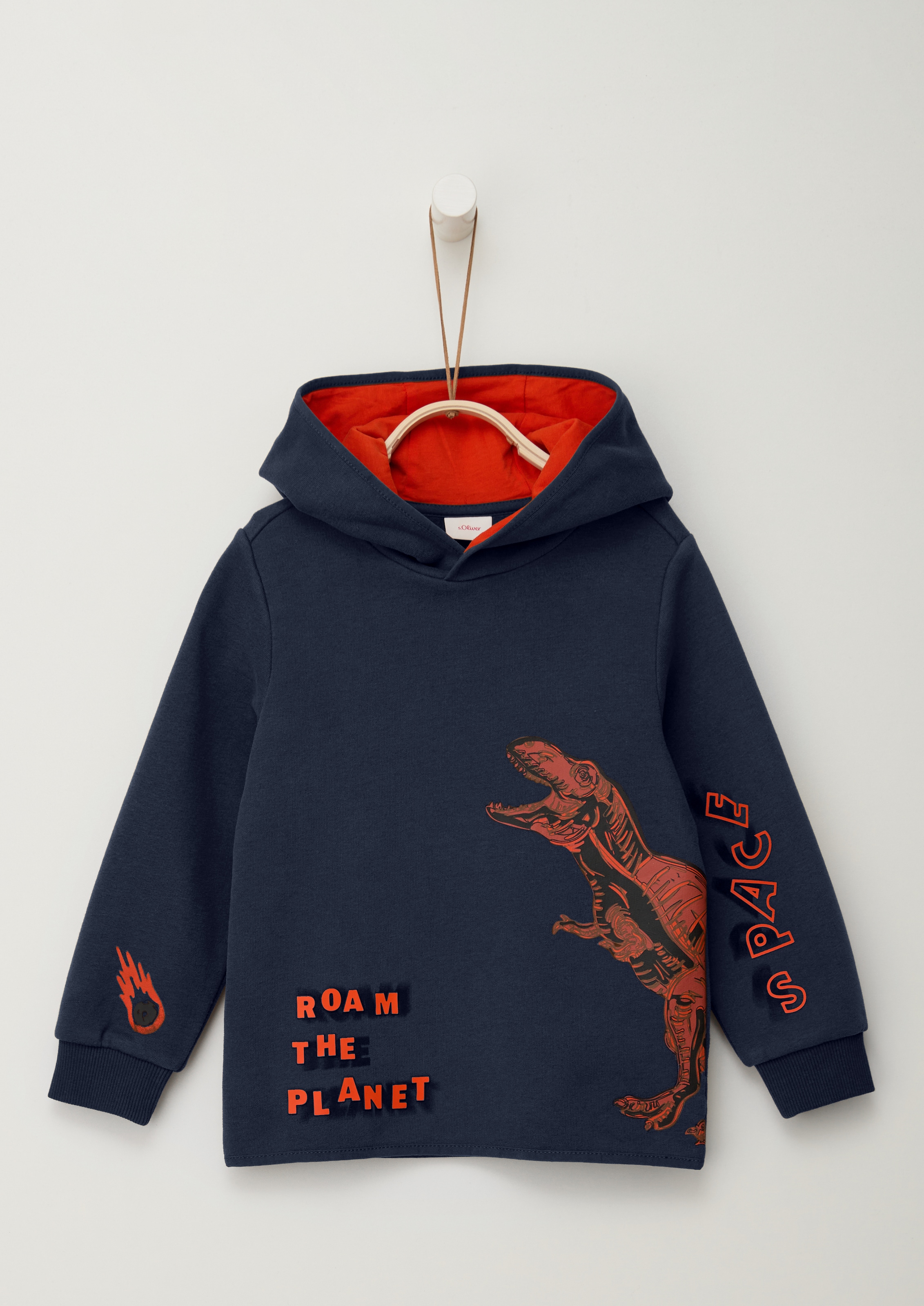 online s.Oliver Frontprint Junior mit Kapuzensweatshirt, kaufen