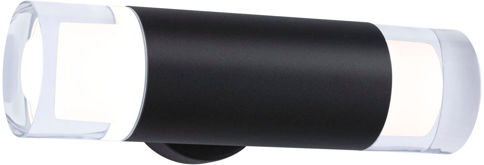 Paulmann Wandleuchte »Selection Bathroom Wand-/Deckenleuchte Kame IP44 Signalschwarz 2er«, 2 flammig