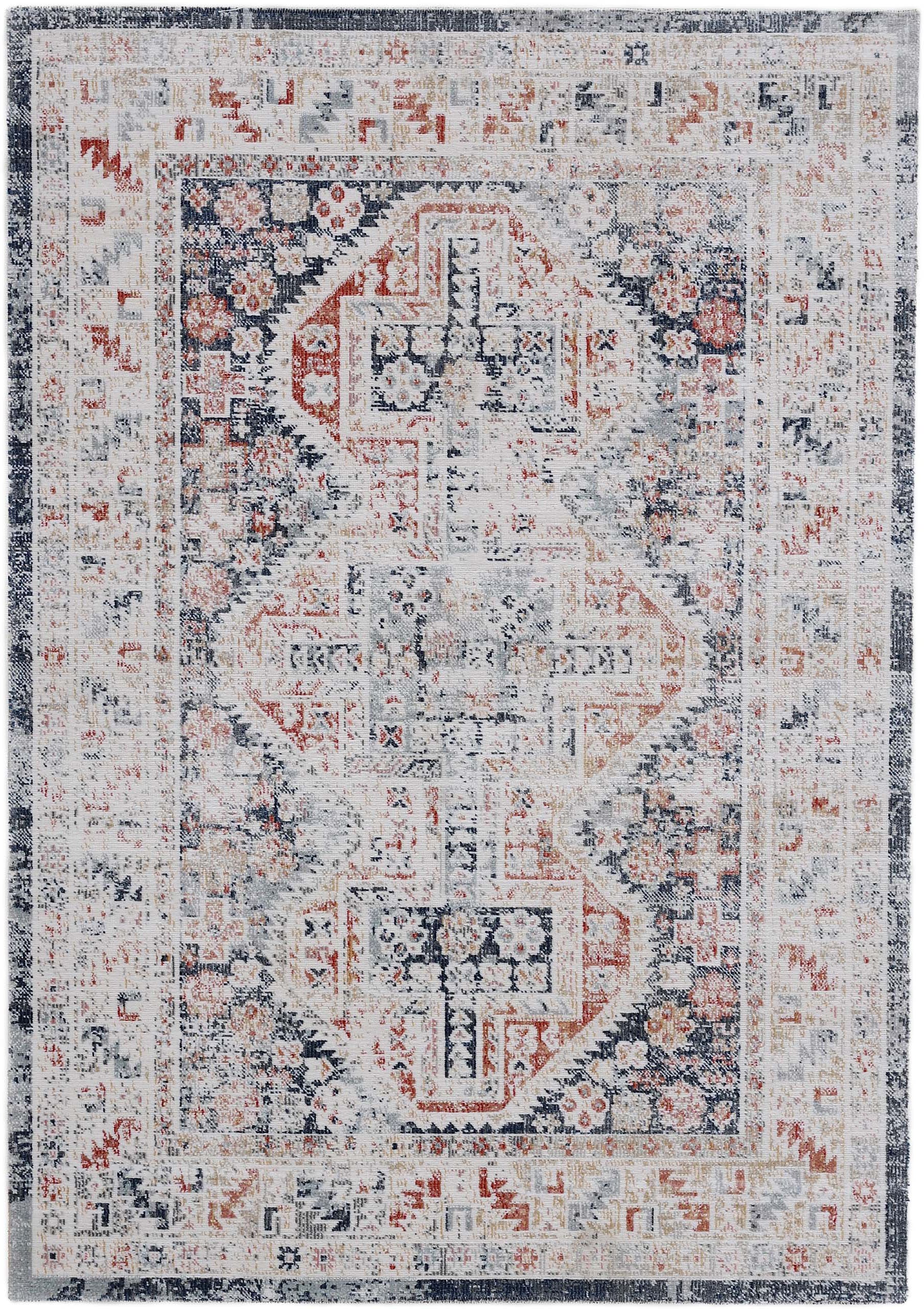 carpetfine Teppich »Rina«, rechteckig, 3 mm Höhe, Orient Vintage Look, Wohn günstig online kaufen