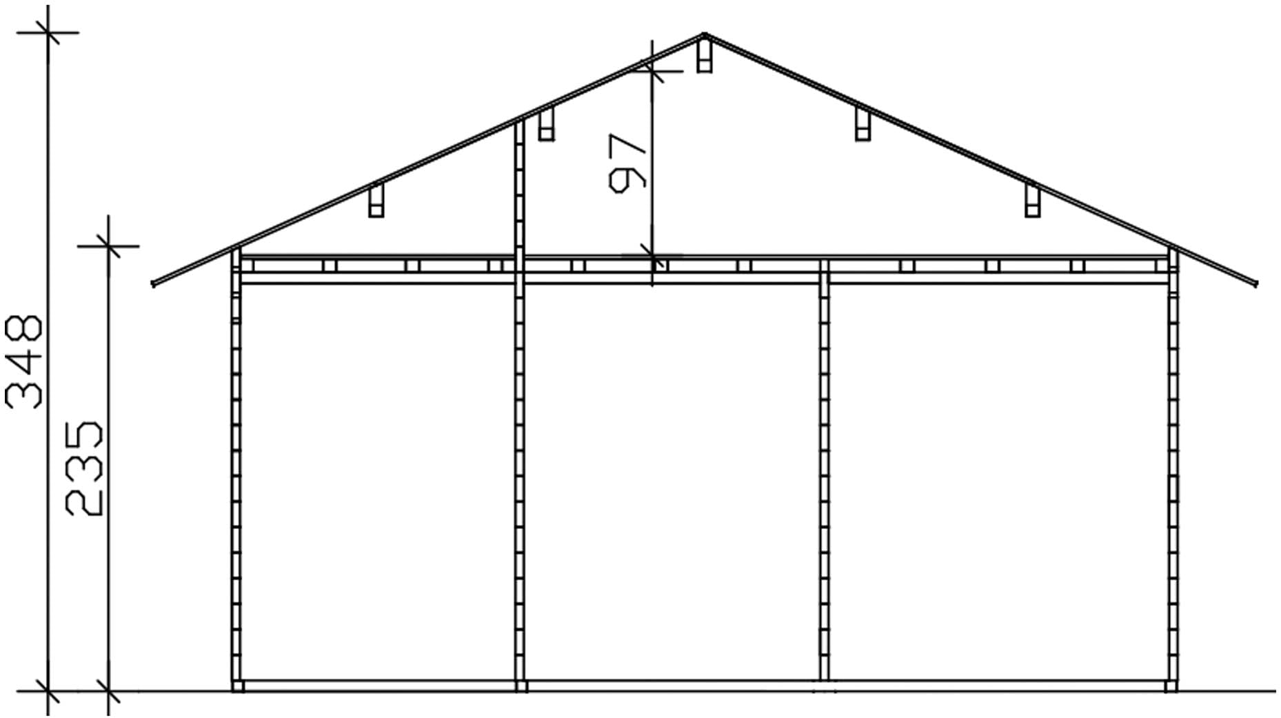 Skanholz Gartenhaus »St. Moritz«