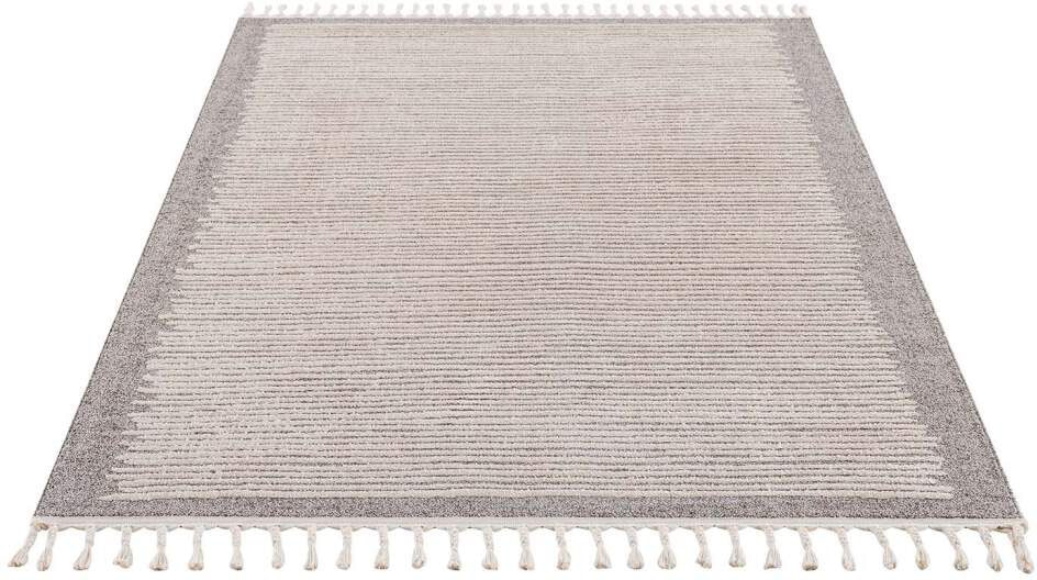 Carpet City Teppich »Art 2231«, rechteckig, 7 mm Höhe, Kurzflor, mit Kettfä günstig online kaufen