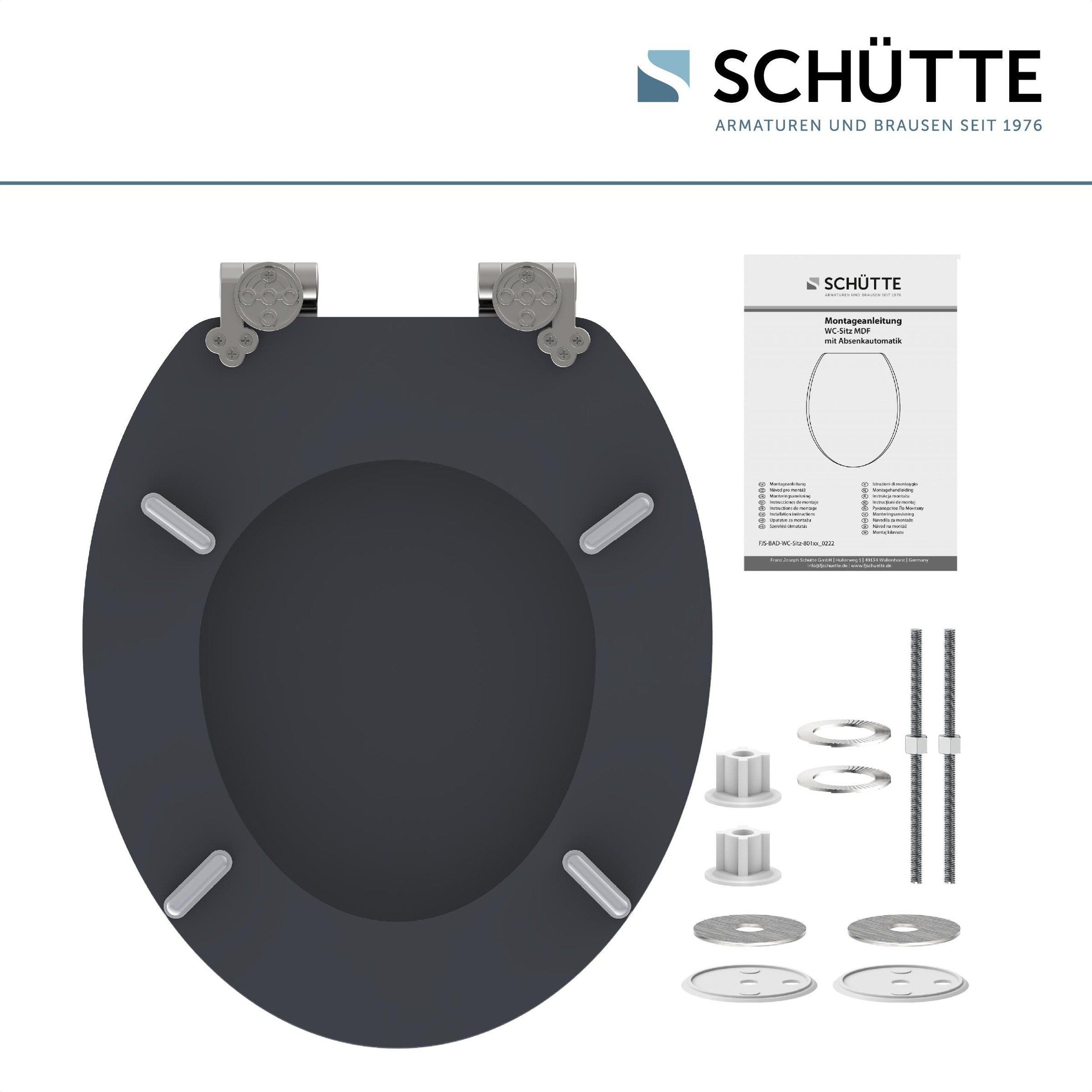 Schütte WC-Sitz »SPIRIT«, mit Absenkautomatik und MDF-Holzkern