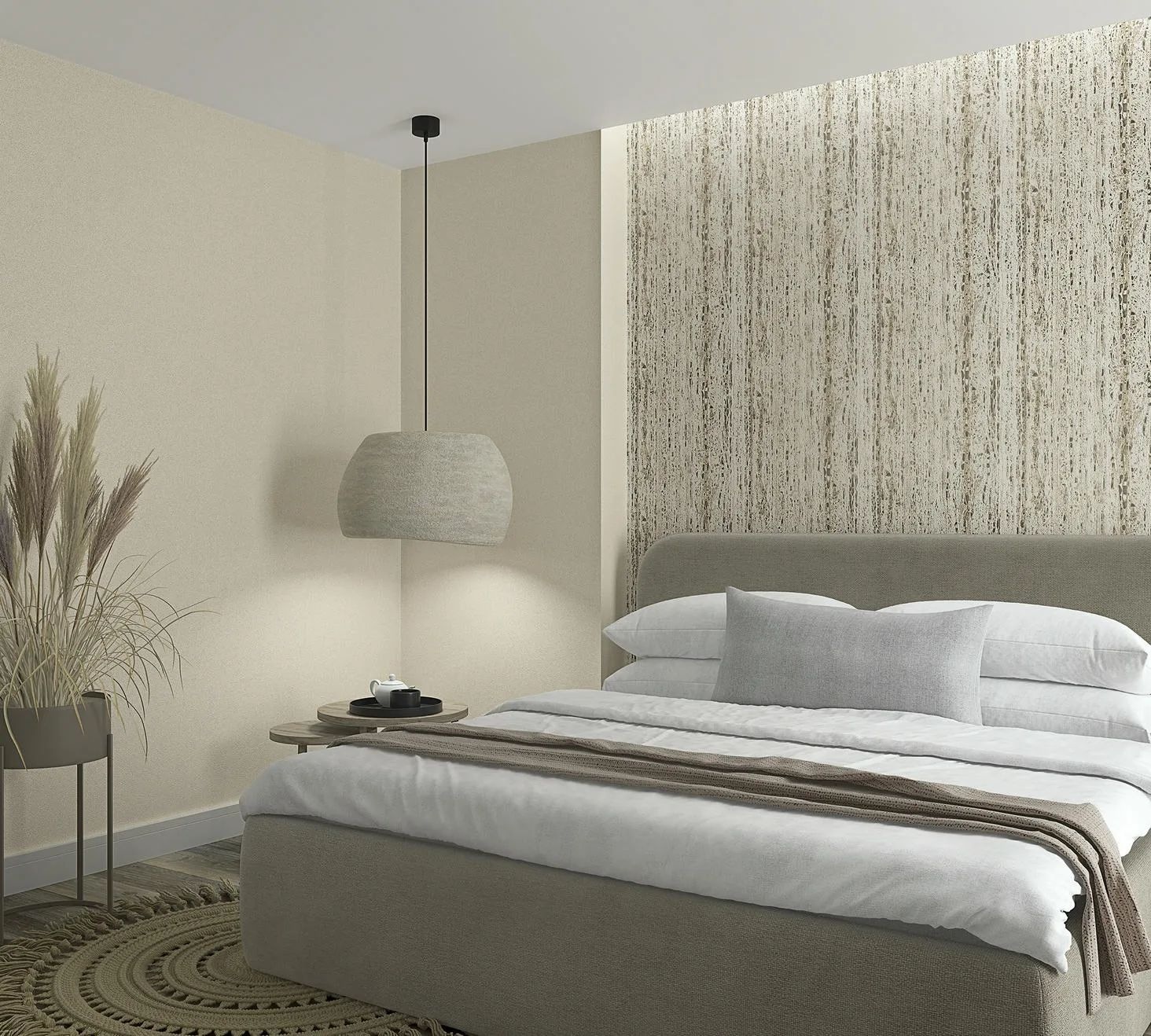 Marburg Vliestapete »Tapete Calm Sprinkle«, uni, moderne Vliestapete für Wohnzimmer Schlafzimmer Küche