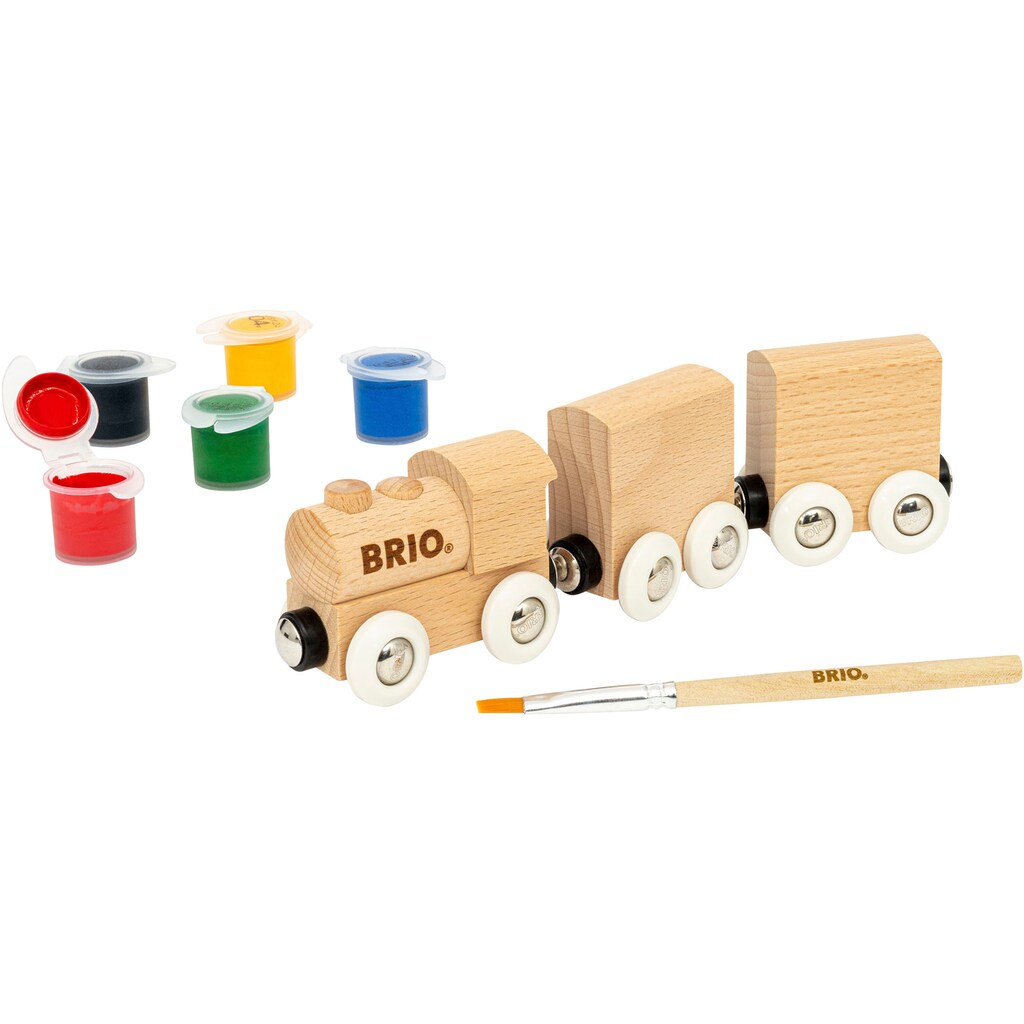 BRIO® Spielzeug-Zug »Holzzug zum Anmalen«
