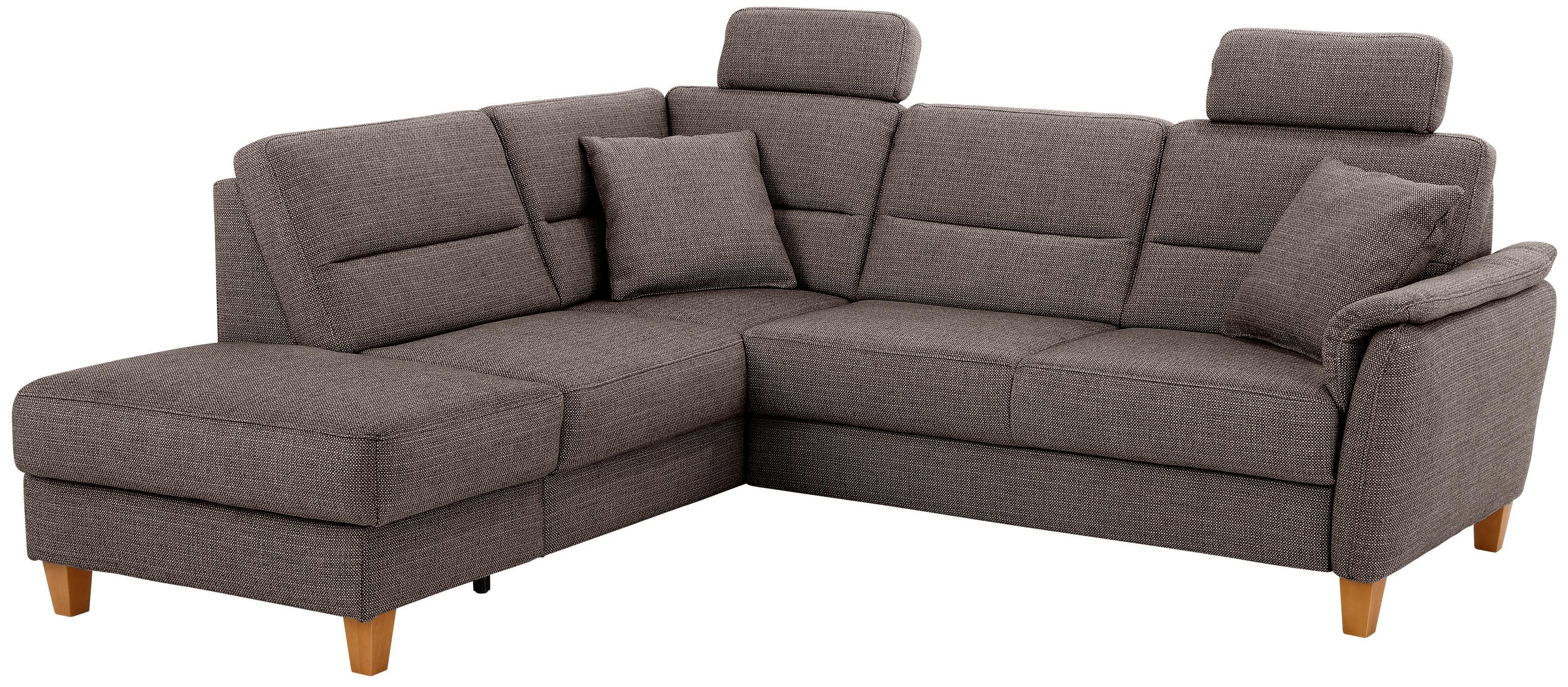 Home affaire Ecksofa »Palmera L-Form«, Federkern, wahlweise mit Bettfunktion und mit/ohne Stauraum