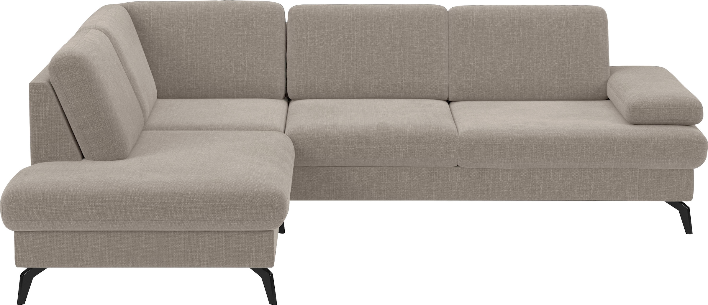 sit&more Ecksofa »Morris L-Form, inkl. Sitztiefenverstellung«, wahlweise mi günstig online kaufen