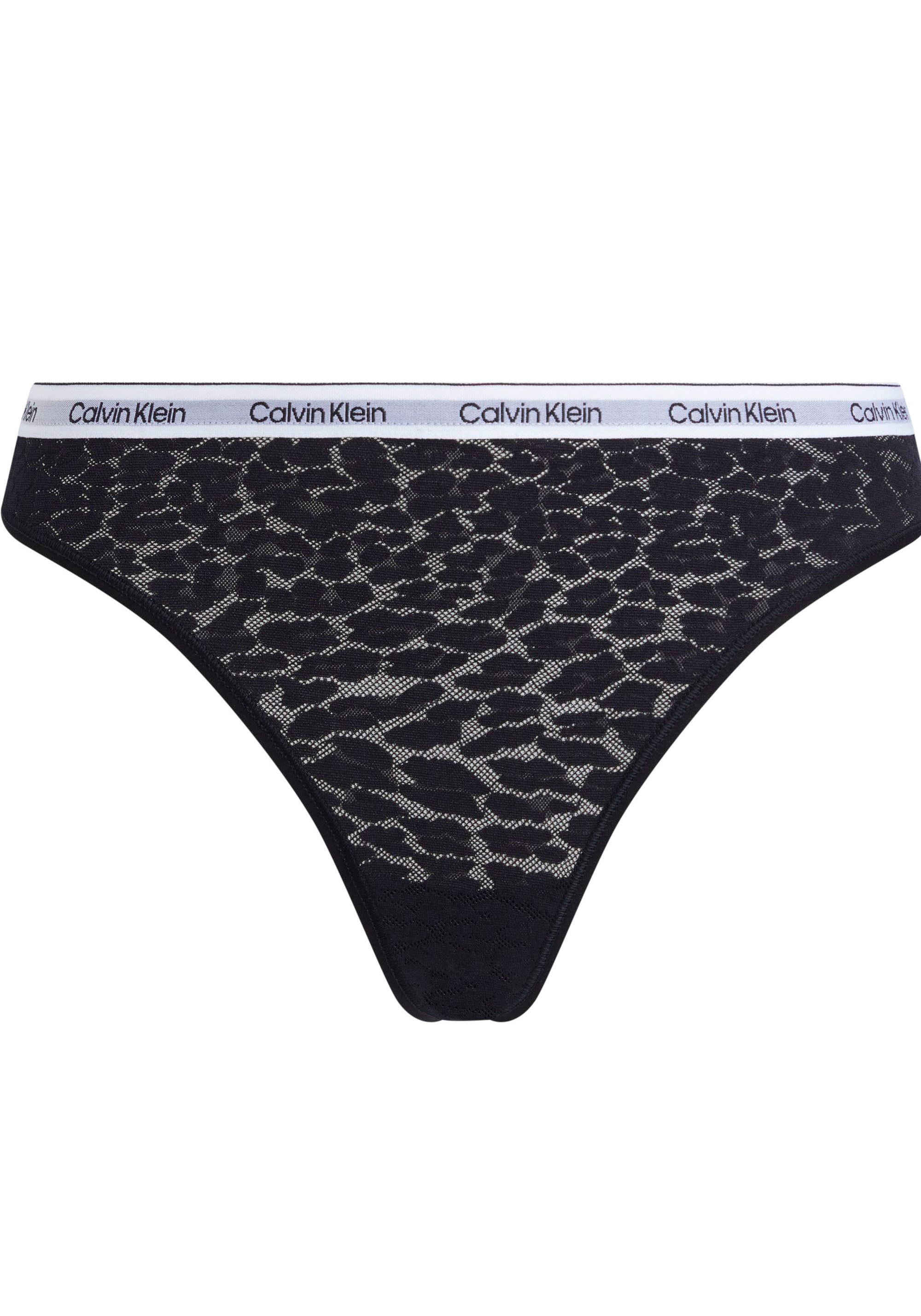 Calvin Klein Underwear T-String »HIGH LEG THONG« mit CK-Logo am Bund
