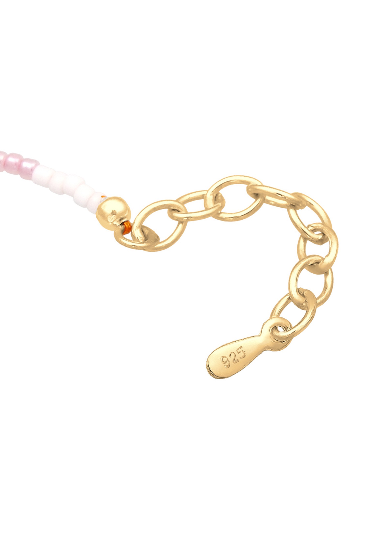 Elli Armband »Beads Trend Basic Mondstein 925 Sterling Silber«