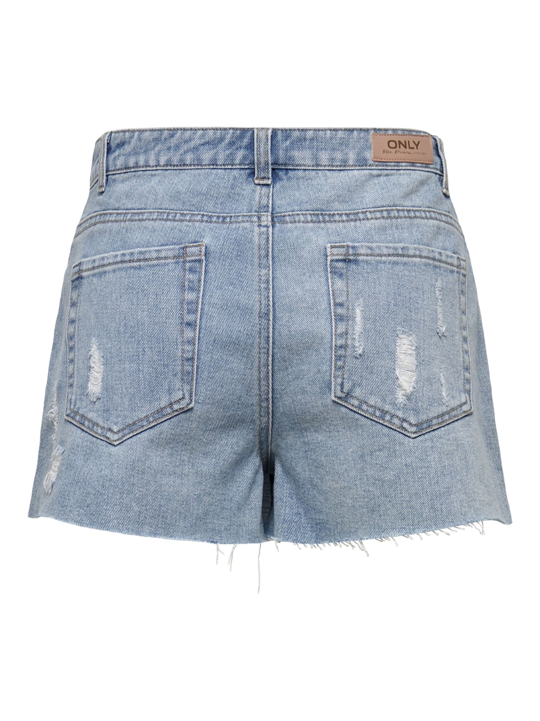 ONLY Jeansrock »ONLTEXAS REG DNM SKORT BJ NOOS«, mit Destroyed Effekt